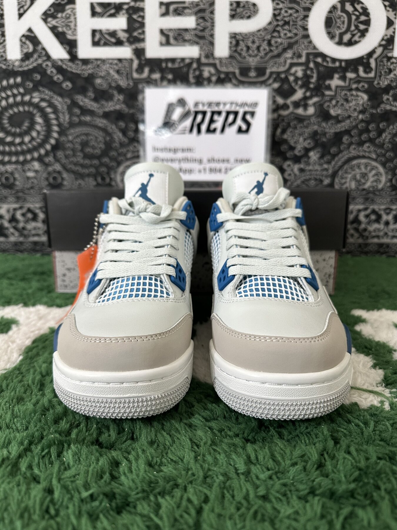 AJ4 Retro Military Blue - Image 2