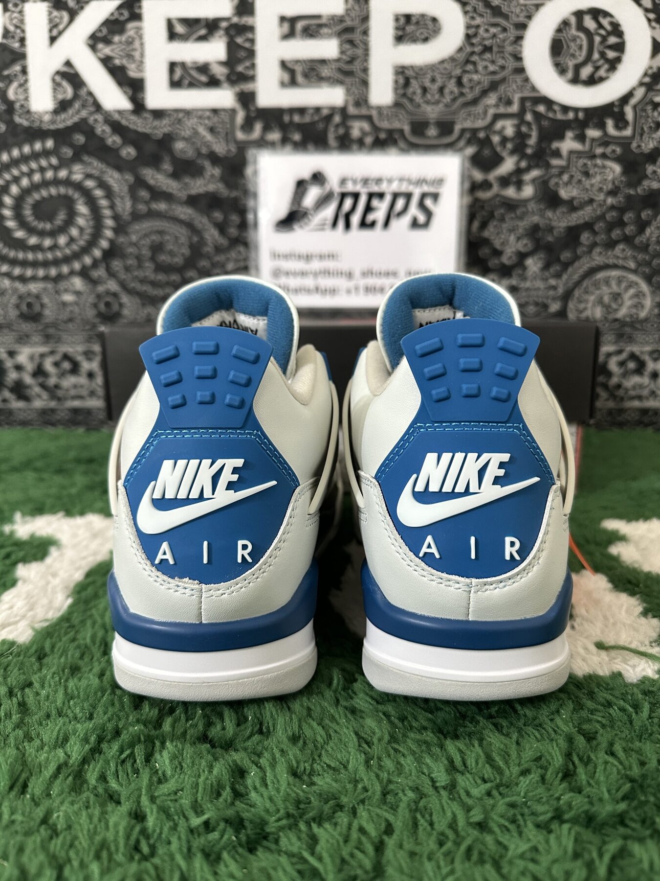 AJ4 Retro Military Blue - Image 4