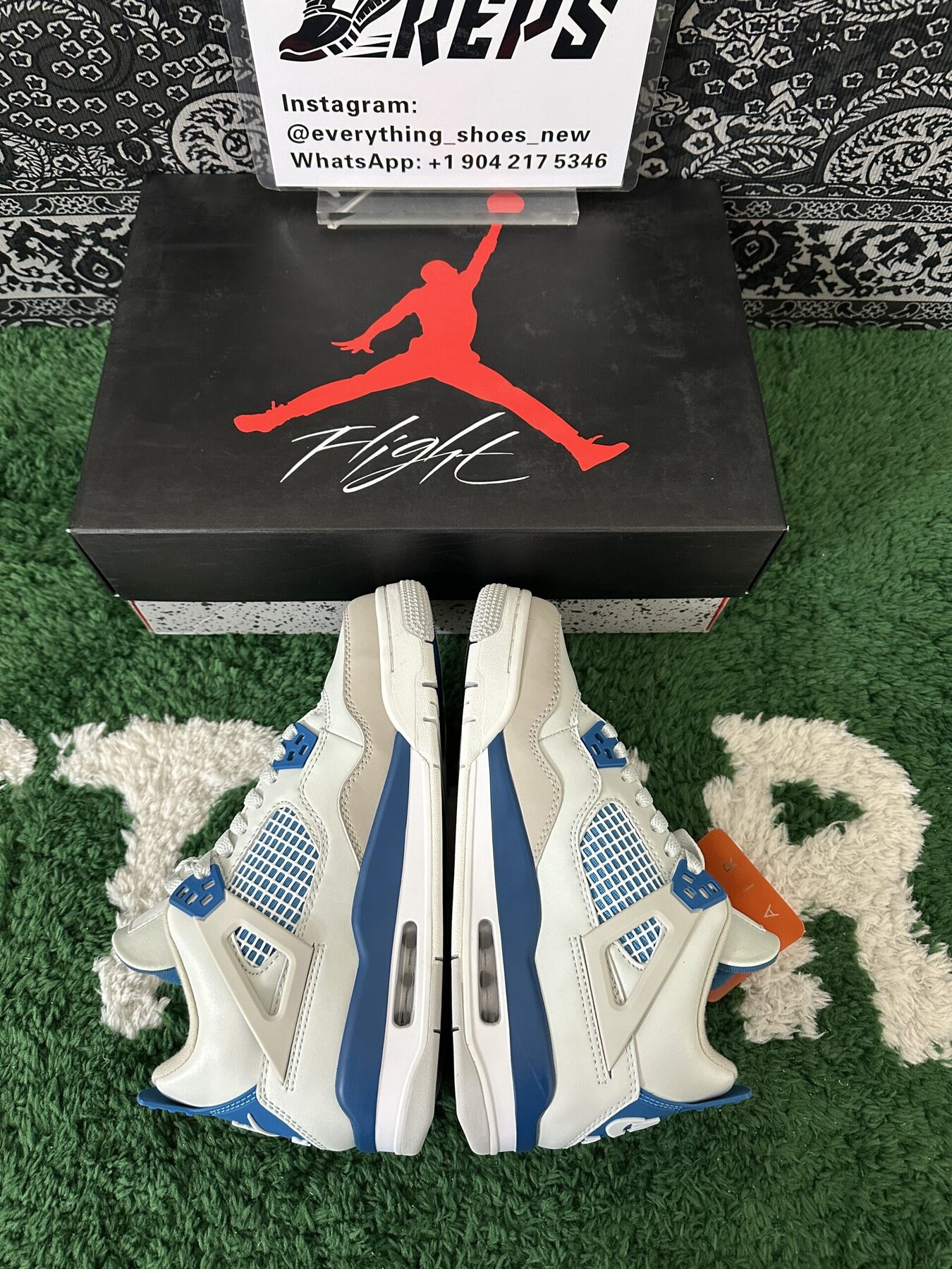 AJ4 Retro Military Blue - Image 10