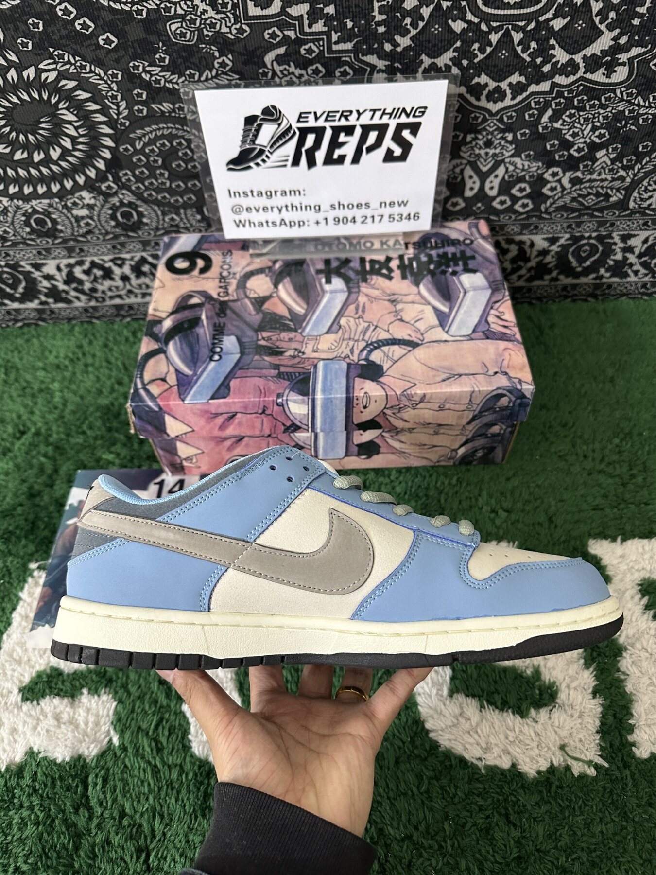 Otomo Katsuhiro x SB Dunk Low Steamboy OST Blue Grey - Image 5