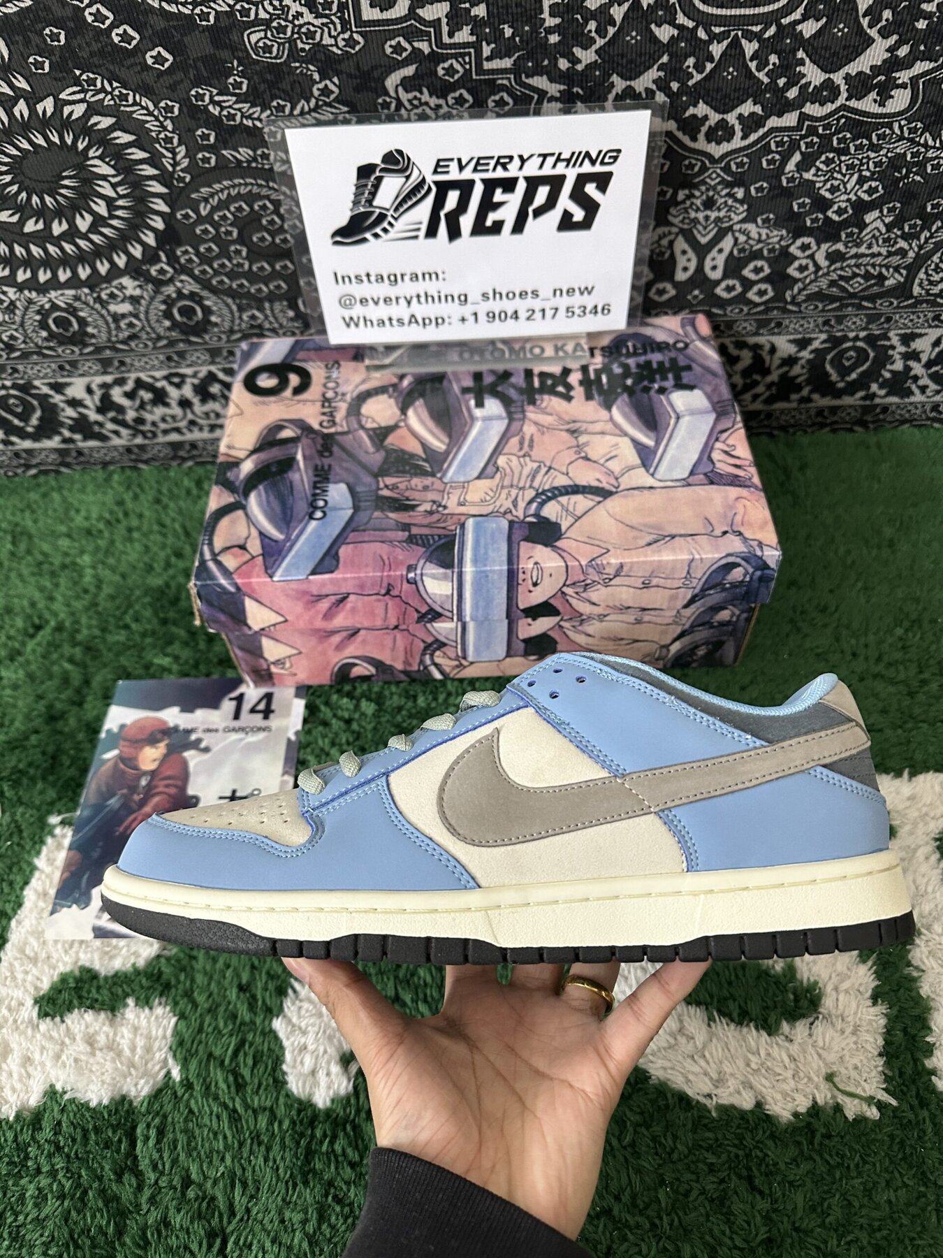 Otomo Katsuhiro x SB Dunk Low Steamboy OST Blue Grey - Image 6