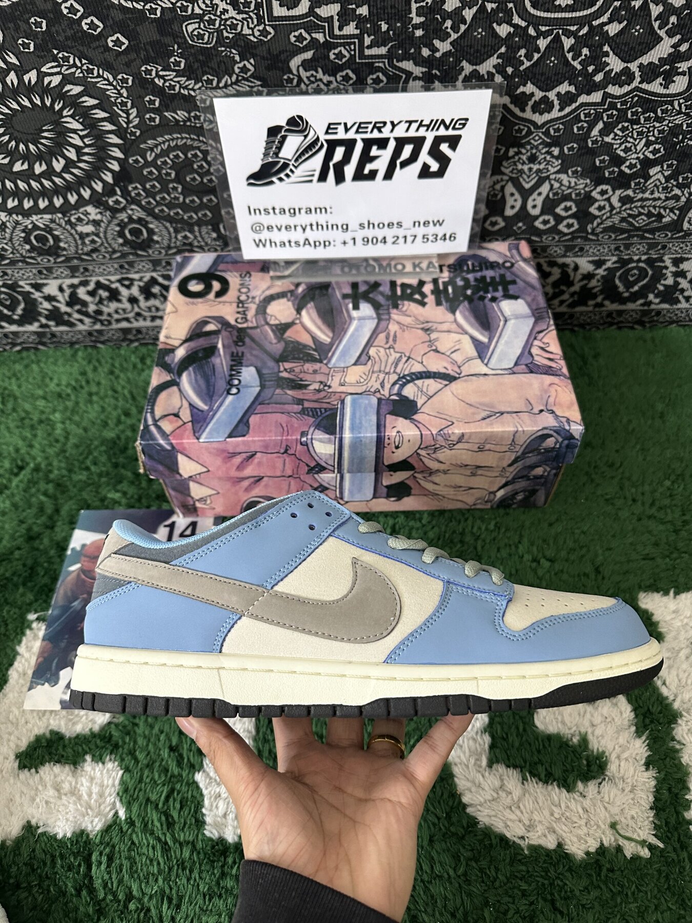 Otomo Katsuhiro x SB Dunk Low Steamboy OST Blue Grey - Image 7