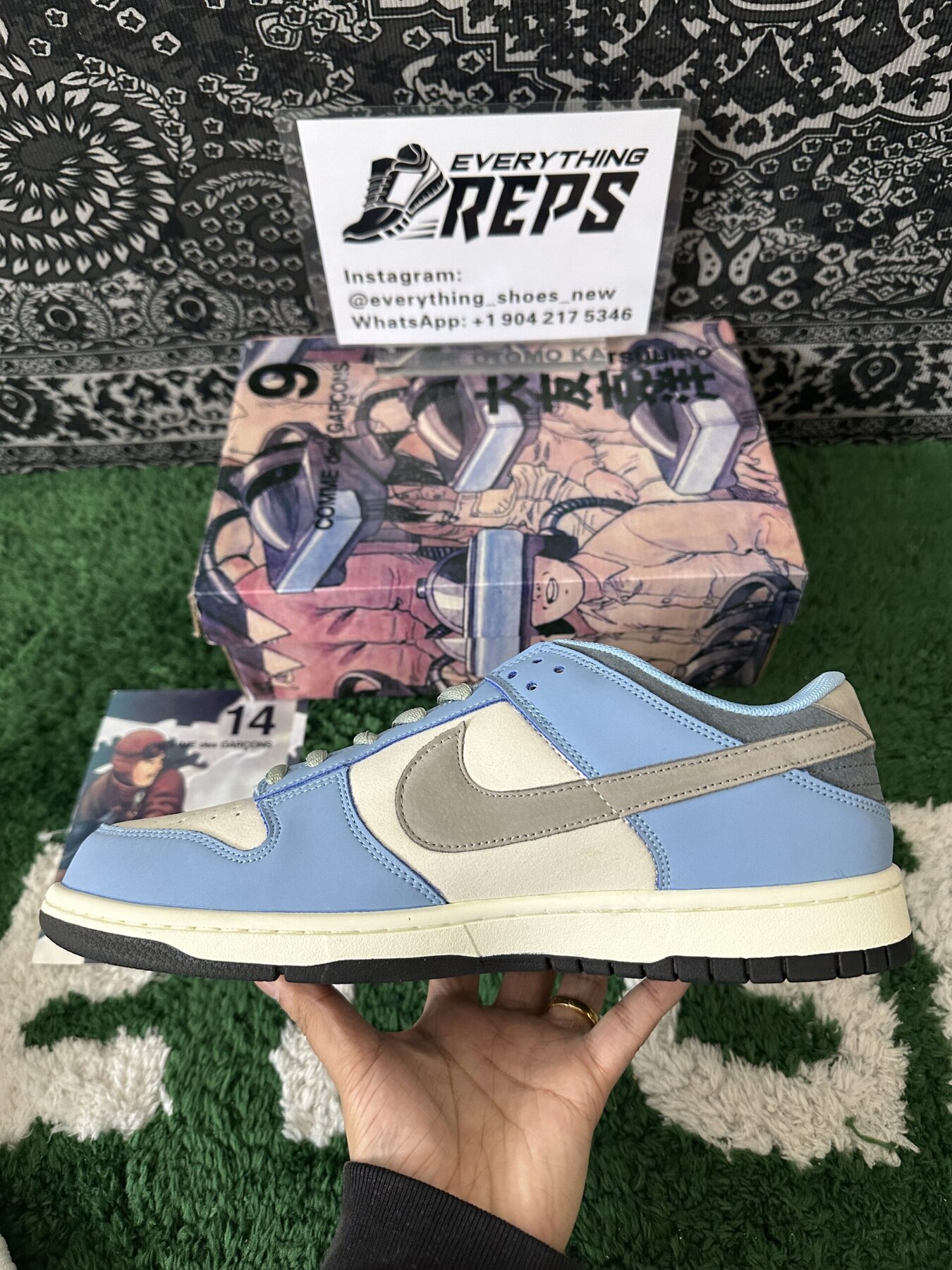 Otomo Katsuhiro x SB Dunk Low Steamboy OST Blue Grey - Image 8