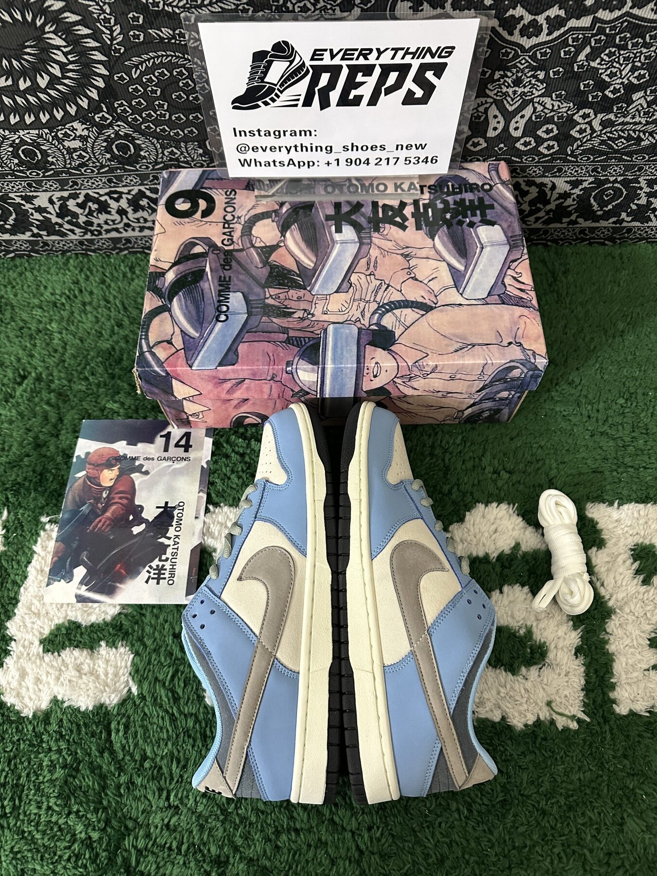 Otomo Katsuhiro x SB Dunk Low Steamboy OST Blue Grey - Image 9