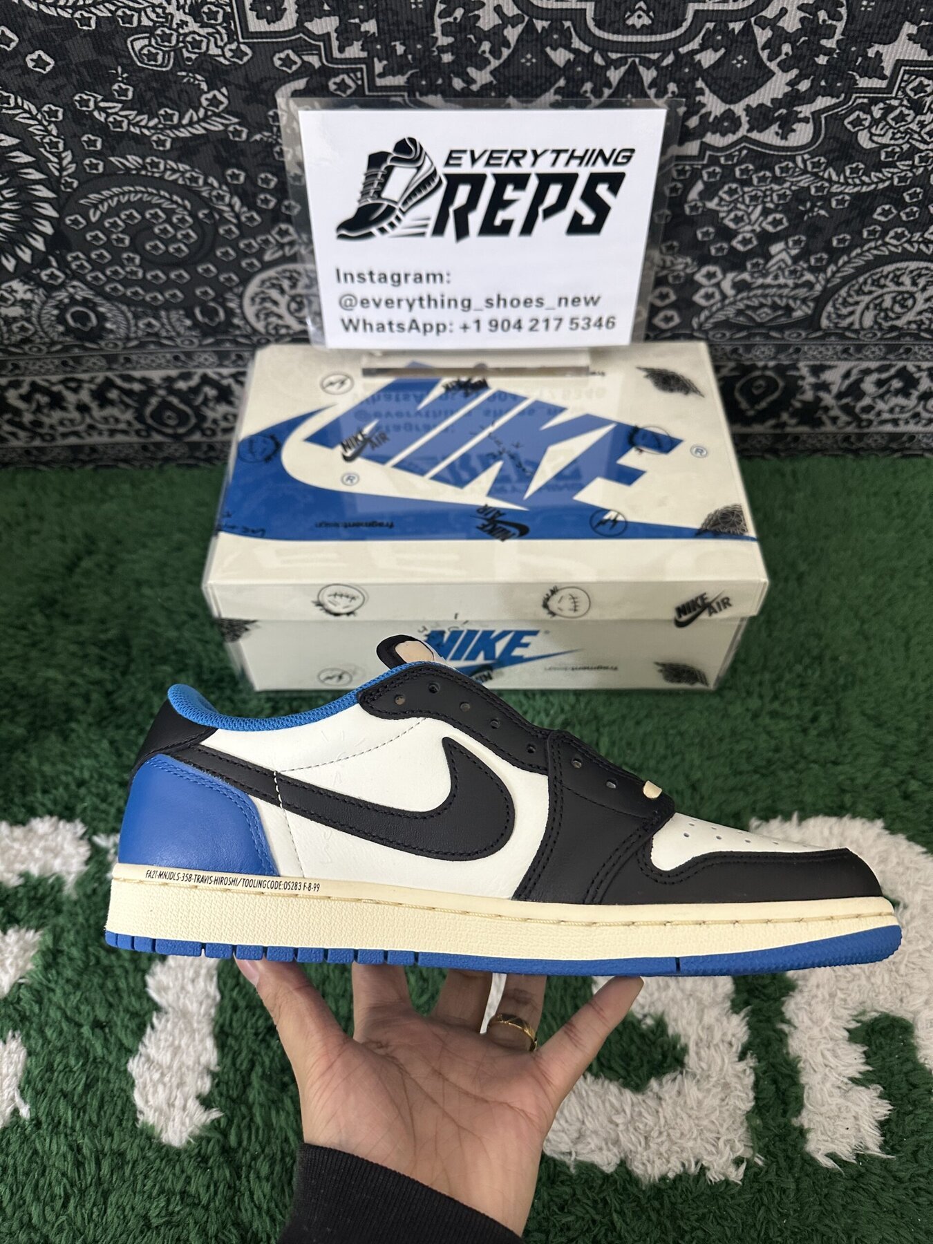 AJ1 Low Fragment Design x TS - Image 5