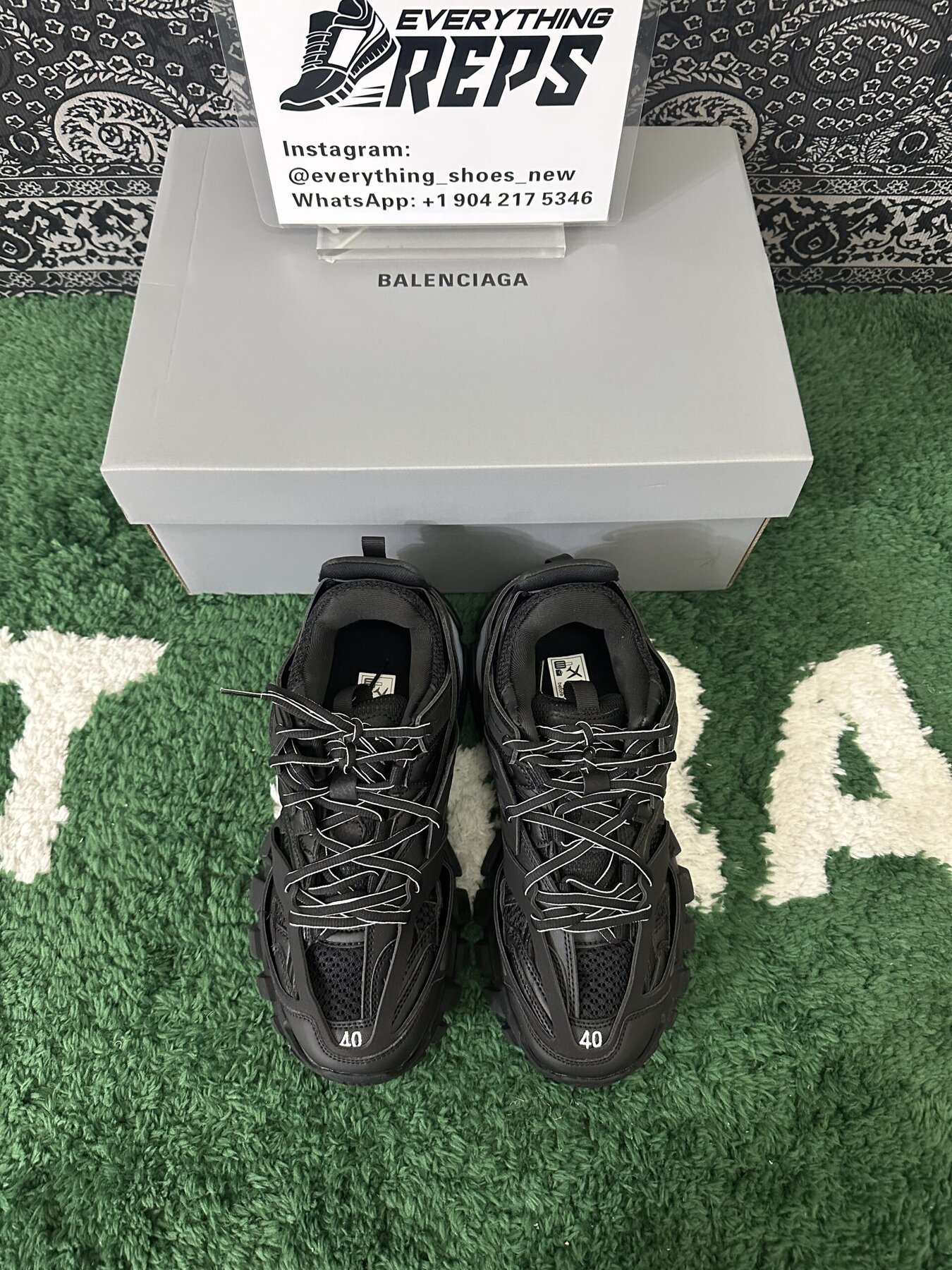Balenciaga Track LED Sneaker All black - Image 9