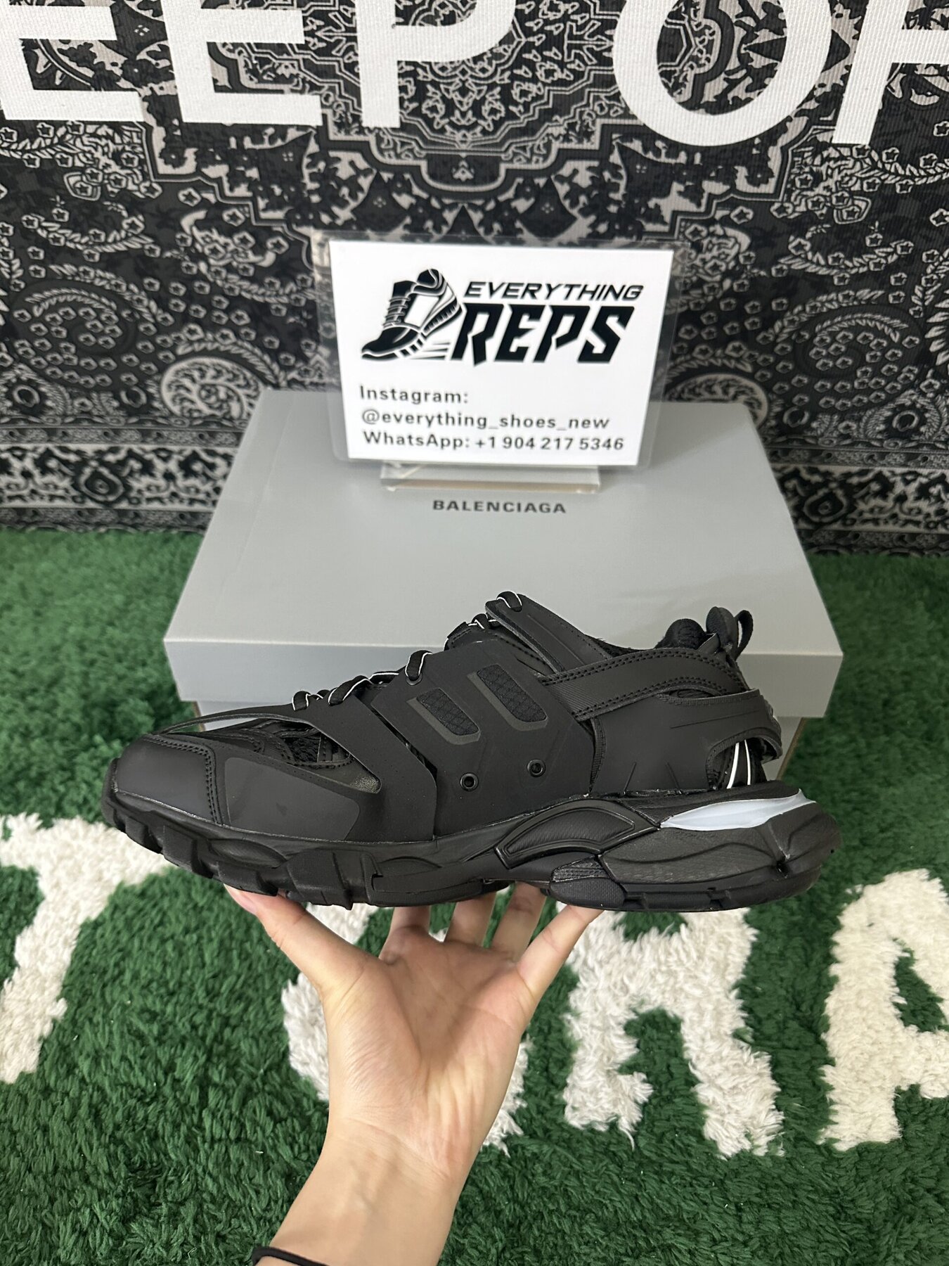 Balenciaga Track LED Sneaker All black - Image 7
