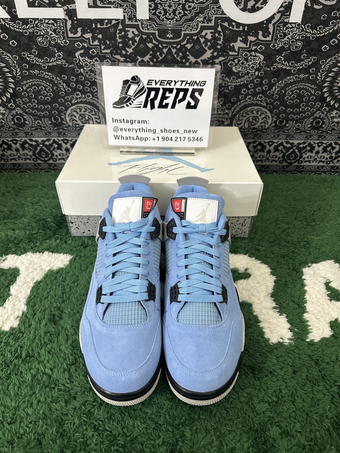 AJ4 Retro University Blue - Image 8
