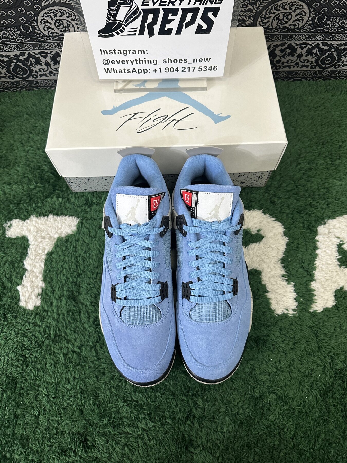 AJ4 Retro University Blue - Image 9