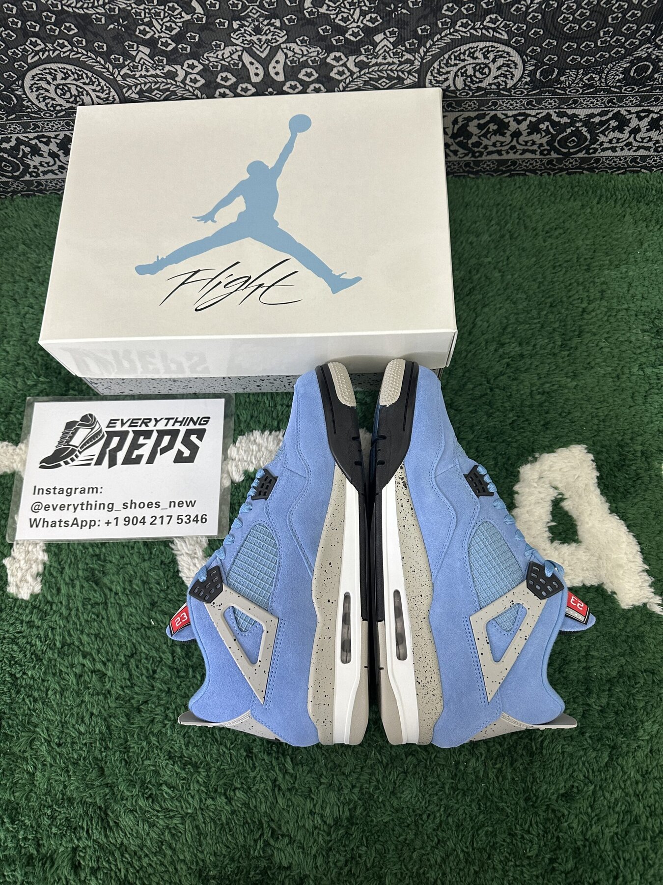 AJ4 Retro University Blue - Image 6
