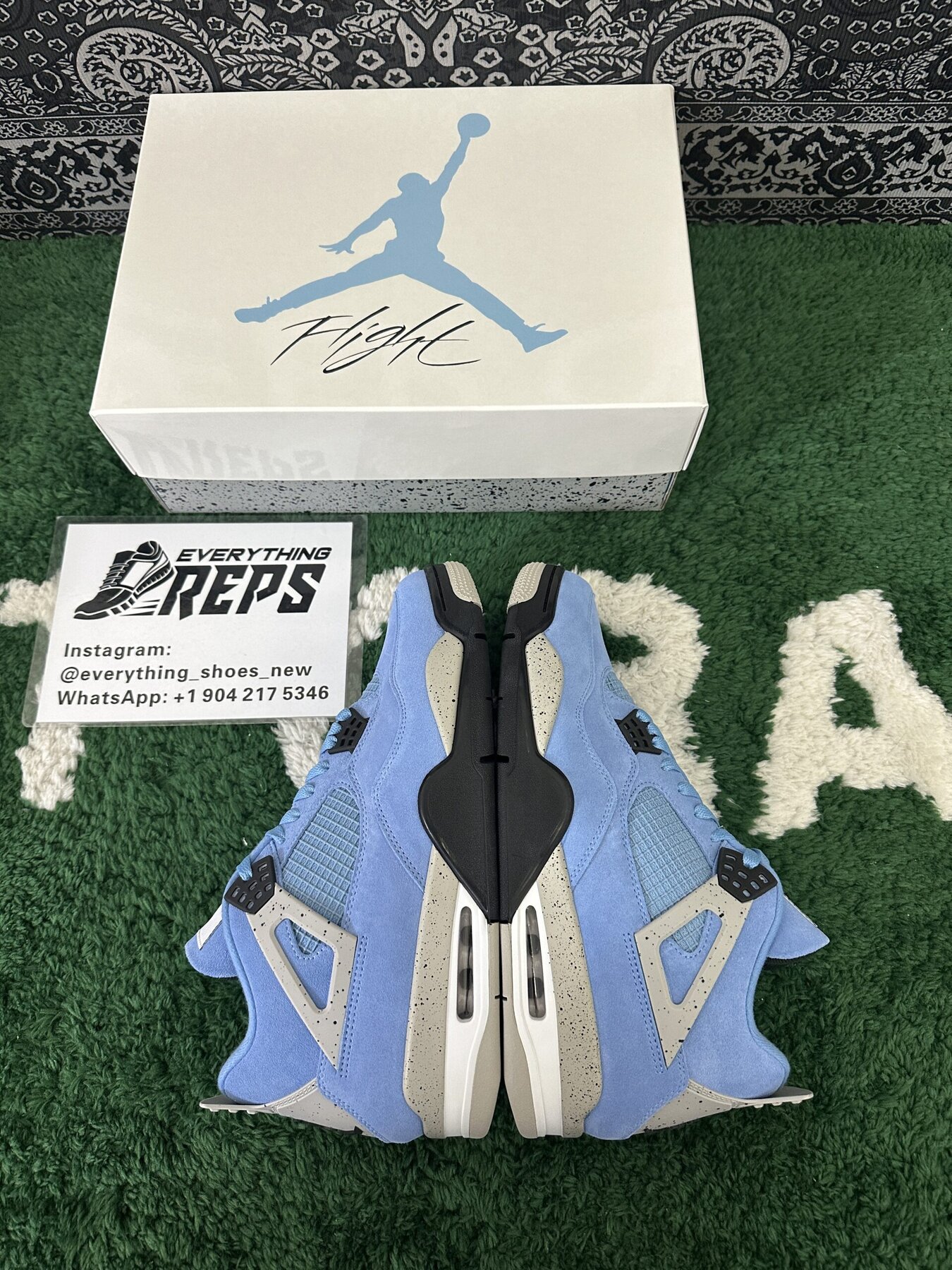 AJ4 Retro University Blue - Image 7