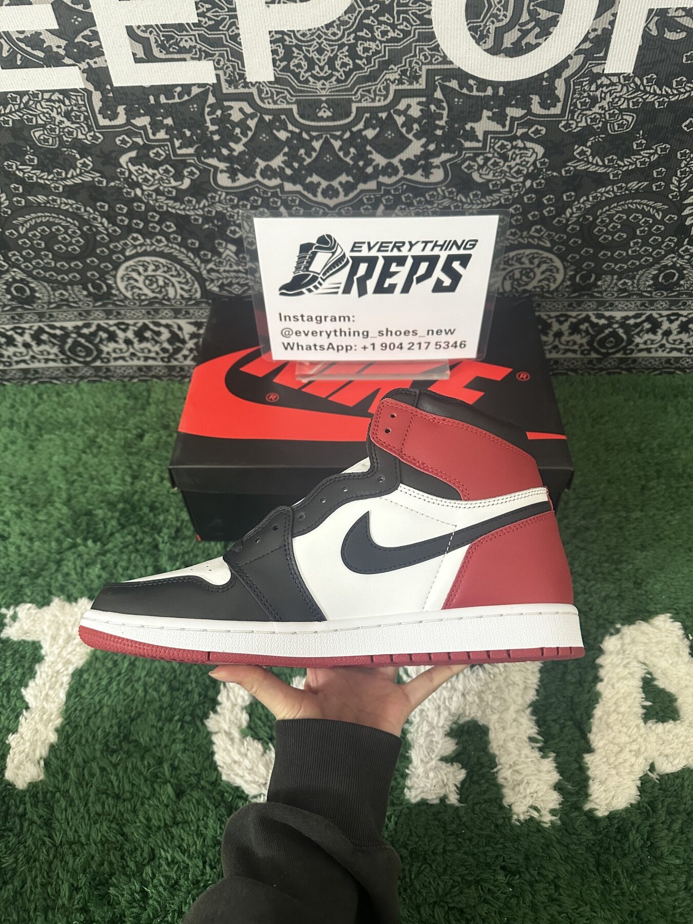 AJ1 Retro Black Toe (2016) - Image 5