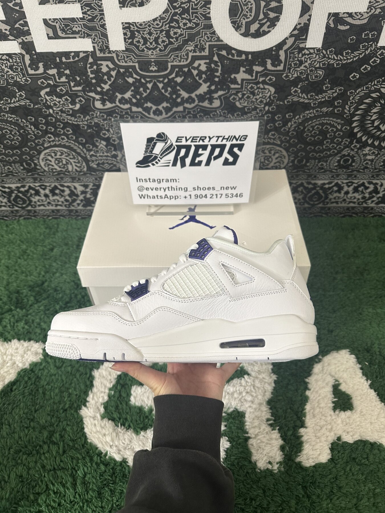 AJ4 Retro Metallic Purple - Image 5