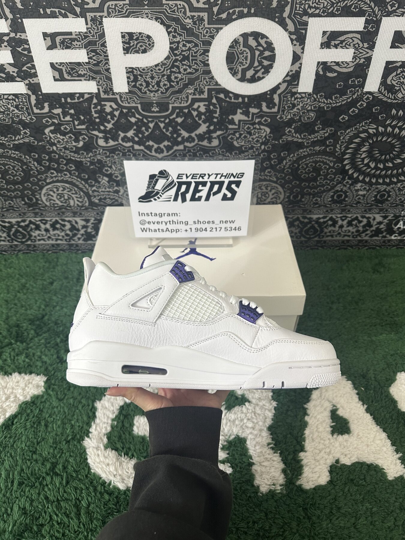 AJ4 Retro Metallic Purple - Image 8