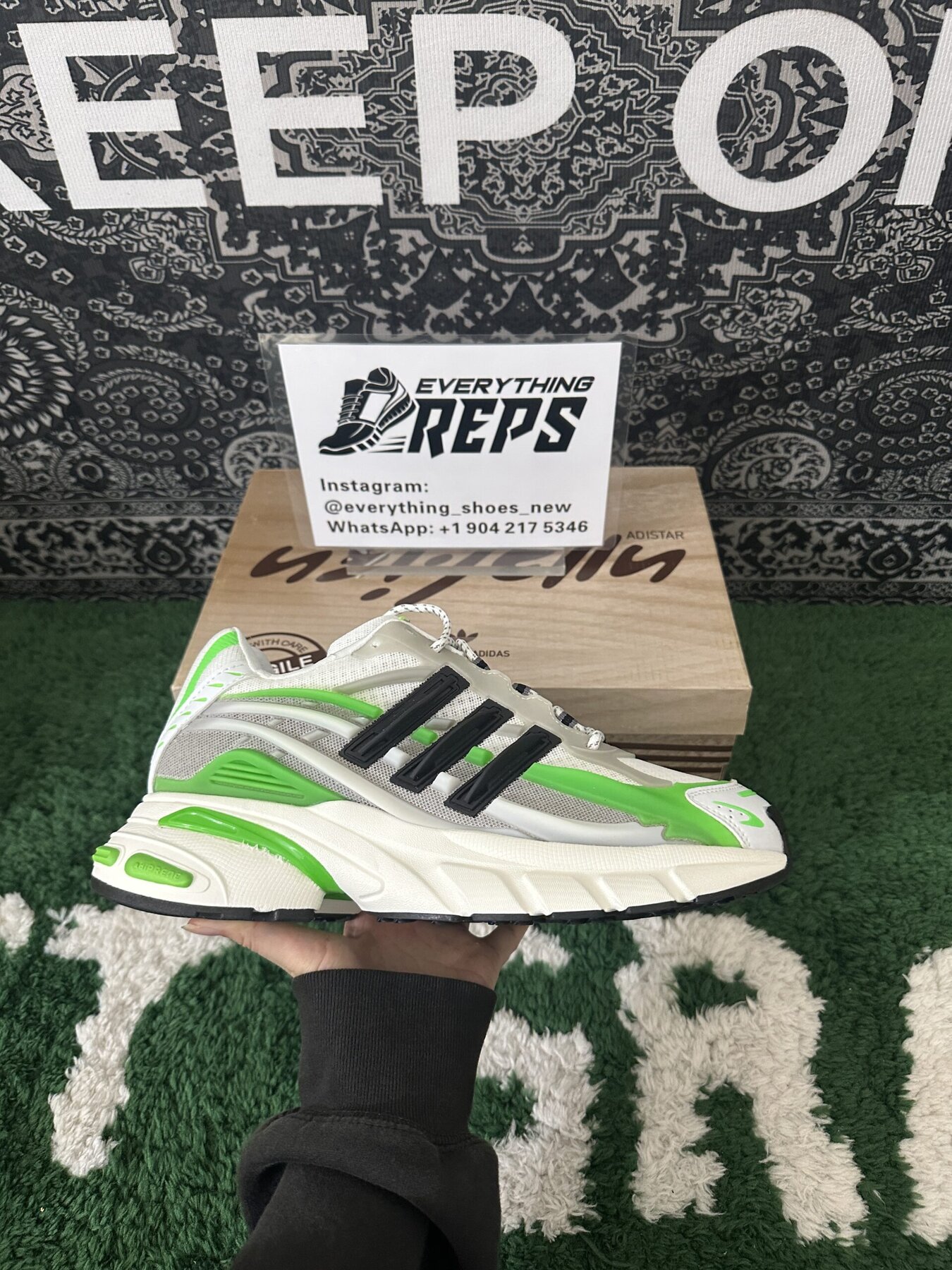 Adidas Adistar Jellyfish Pharrell Williams Focus Green White - Image 6