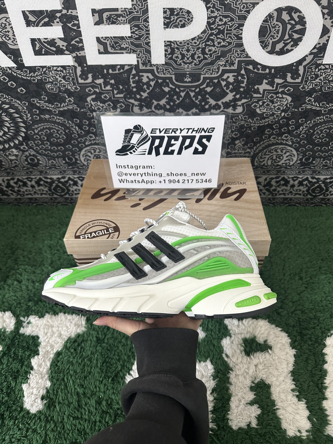 Adidas Adistar Jellyfish Pharrell Williams Focus Green White - Image 5