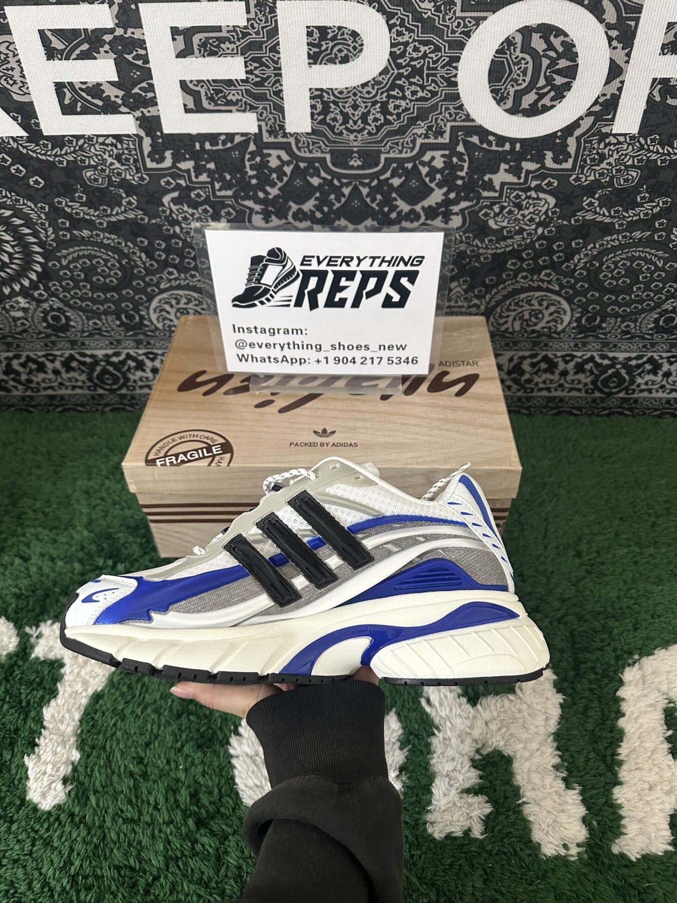 Adidas Adistar Jellyfish Pharrell Williams Focus Blue - Image 2