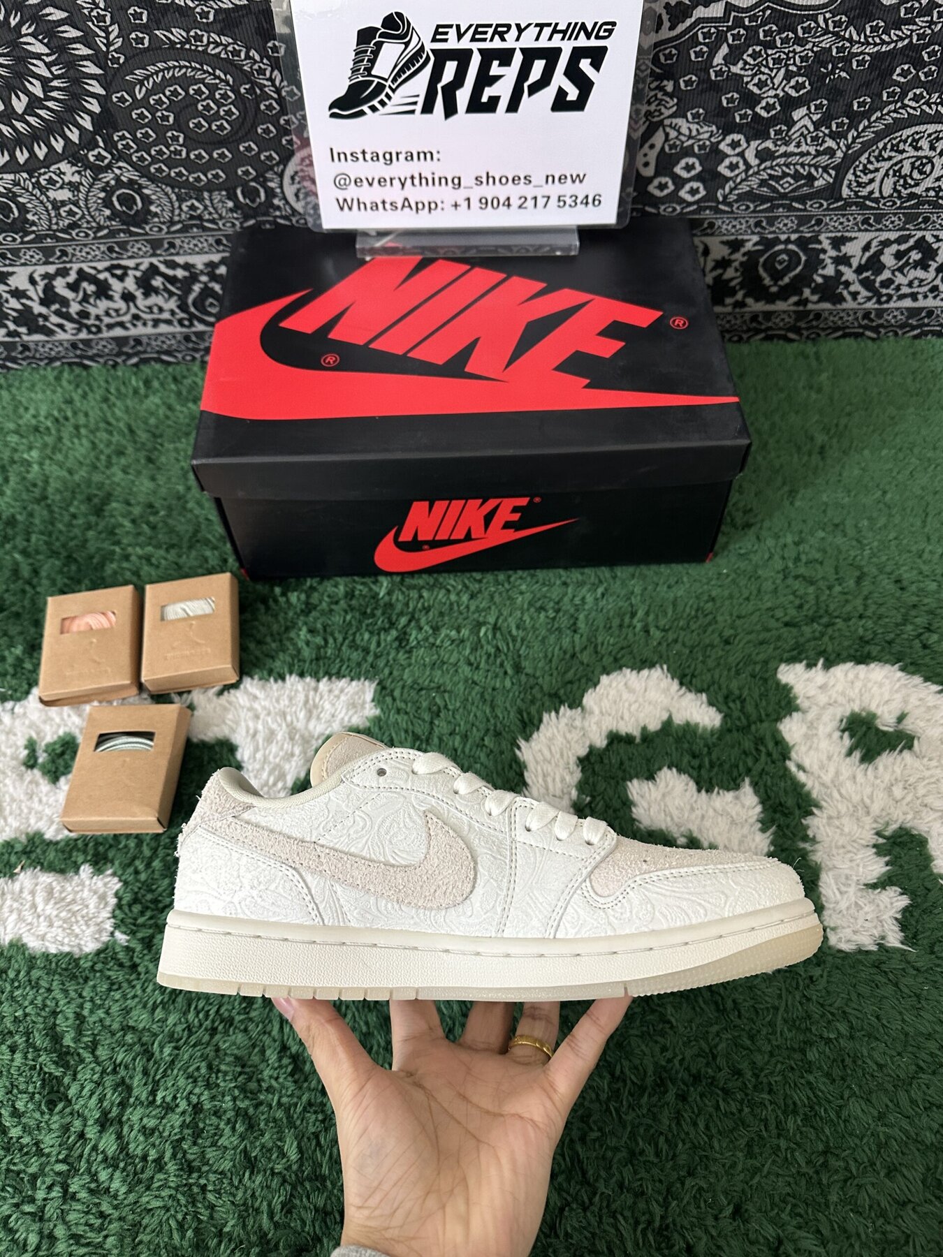Chris Paul x AJ1 Low OG "Give Them Flowers" - Image 2