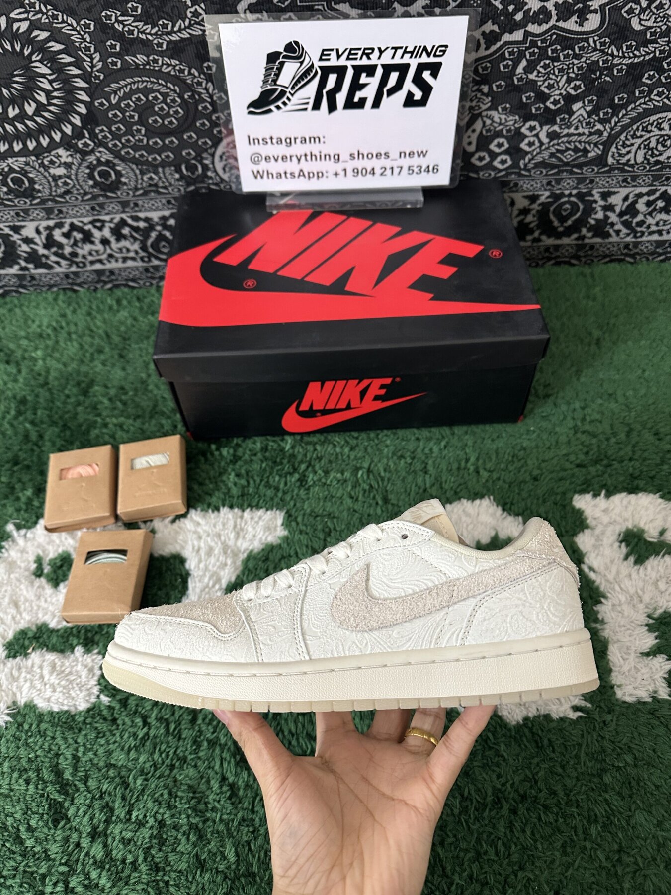 Chris Paul x AJ1 Low OG "Give Them Flowers" - Image 3