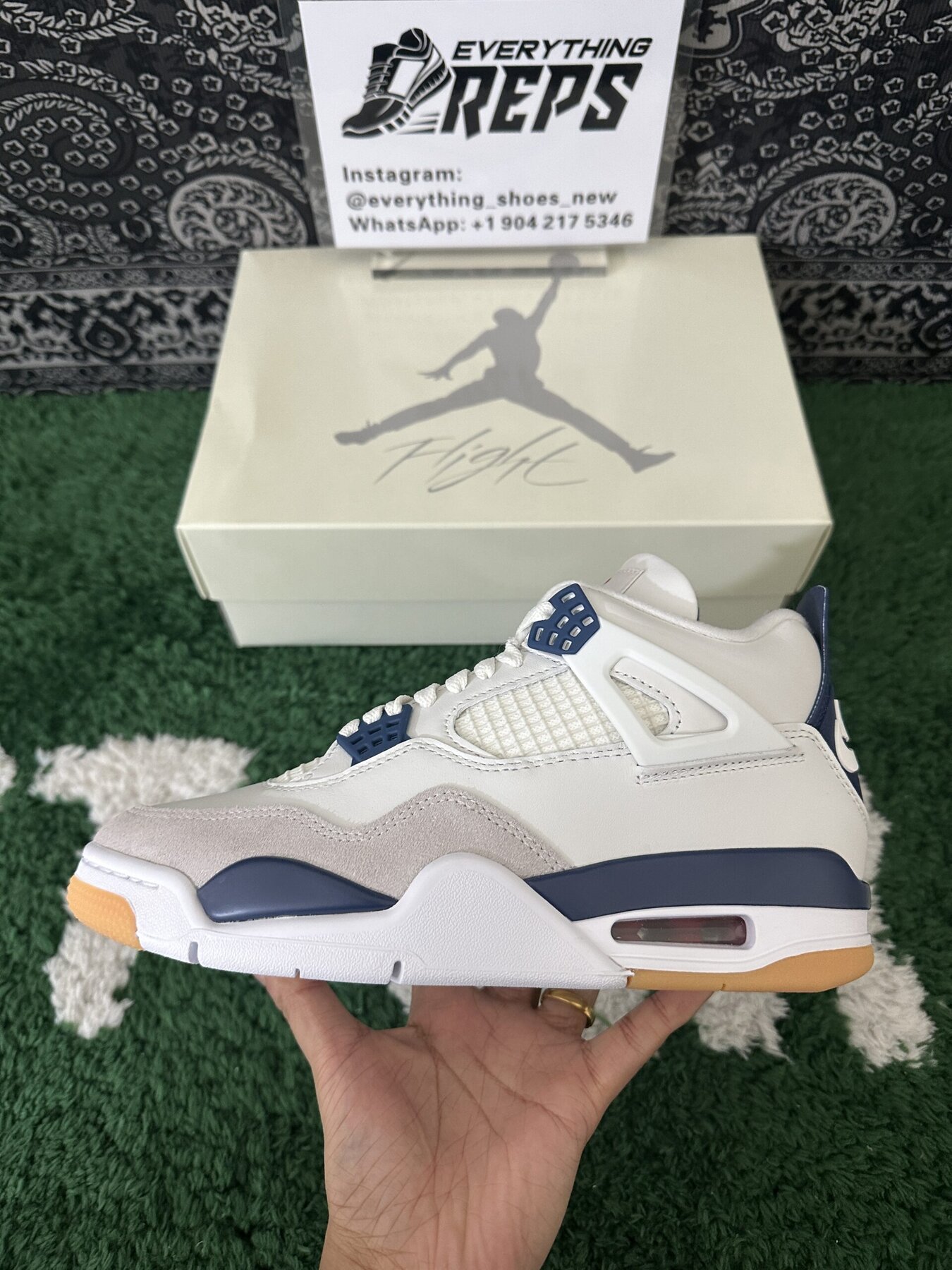 SB x AJ4 “Navy” - Image 6
