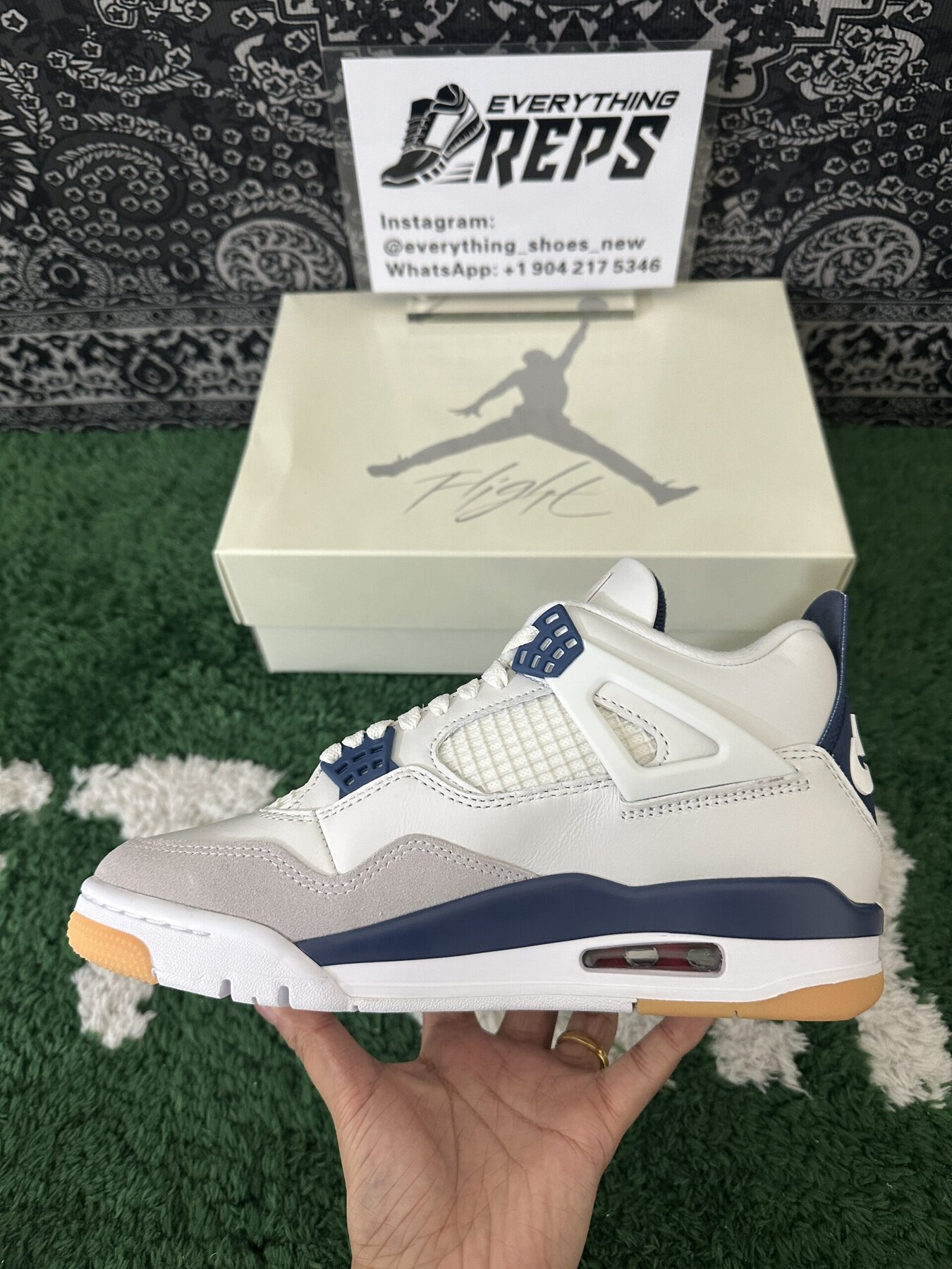 SB x AJ4 “Navy” - Image 8