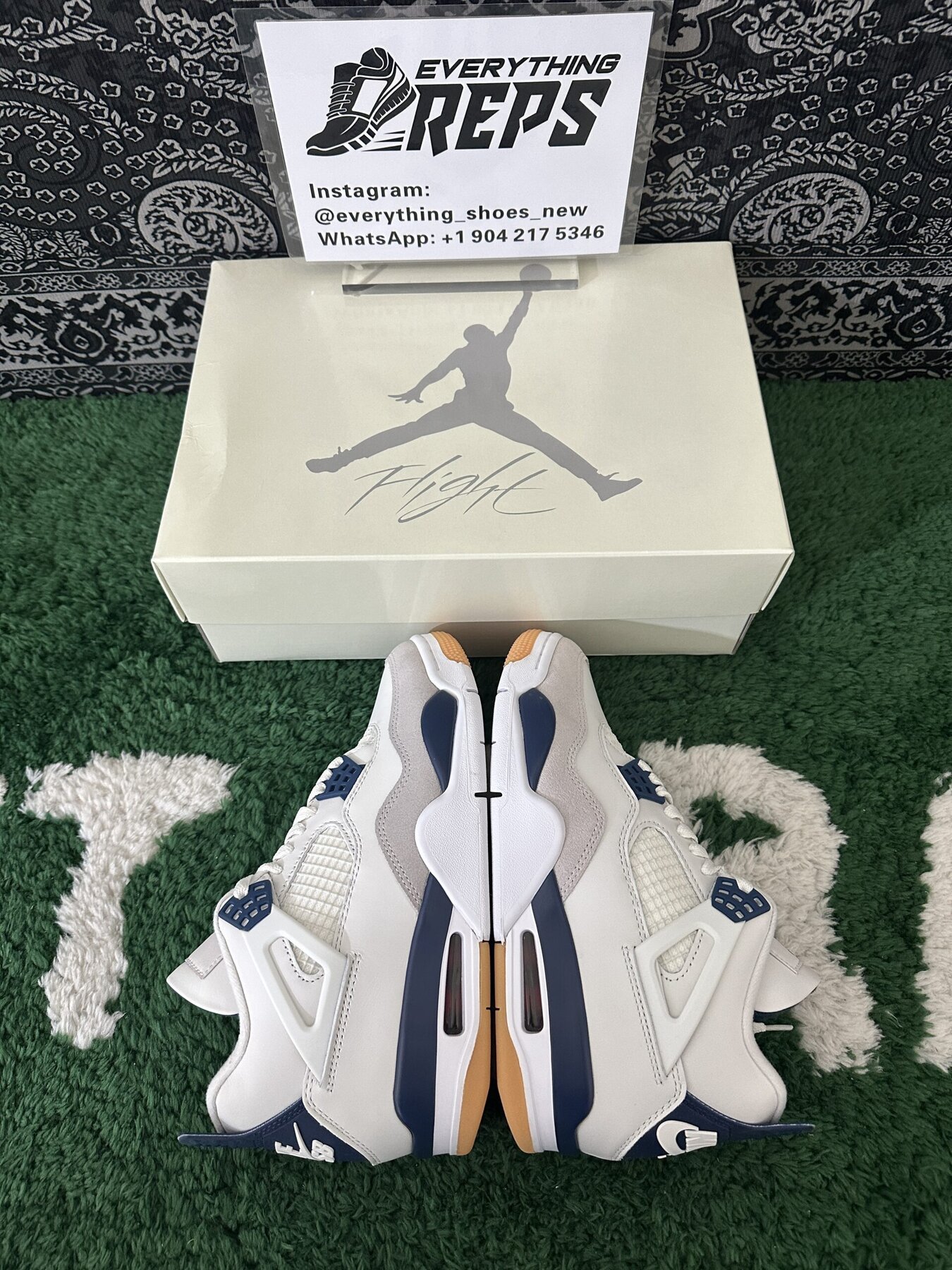 SB x AJ4 “Navy” - Image 9