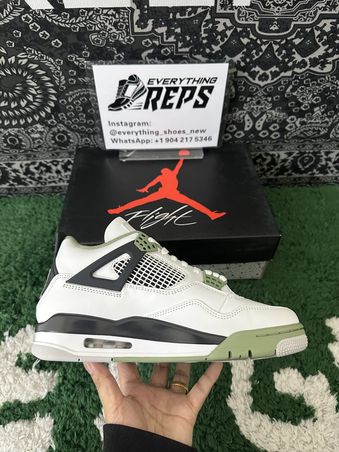 AJ4 Retro 'Seafoam' - Image 5