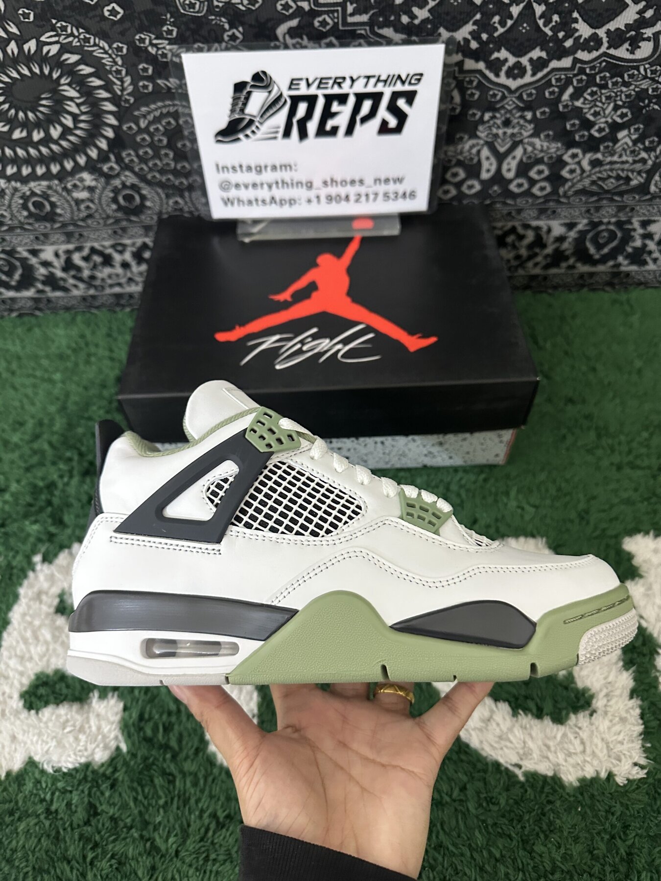 AJ4 Retro 'Seafoam' - Image 7