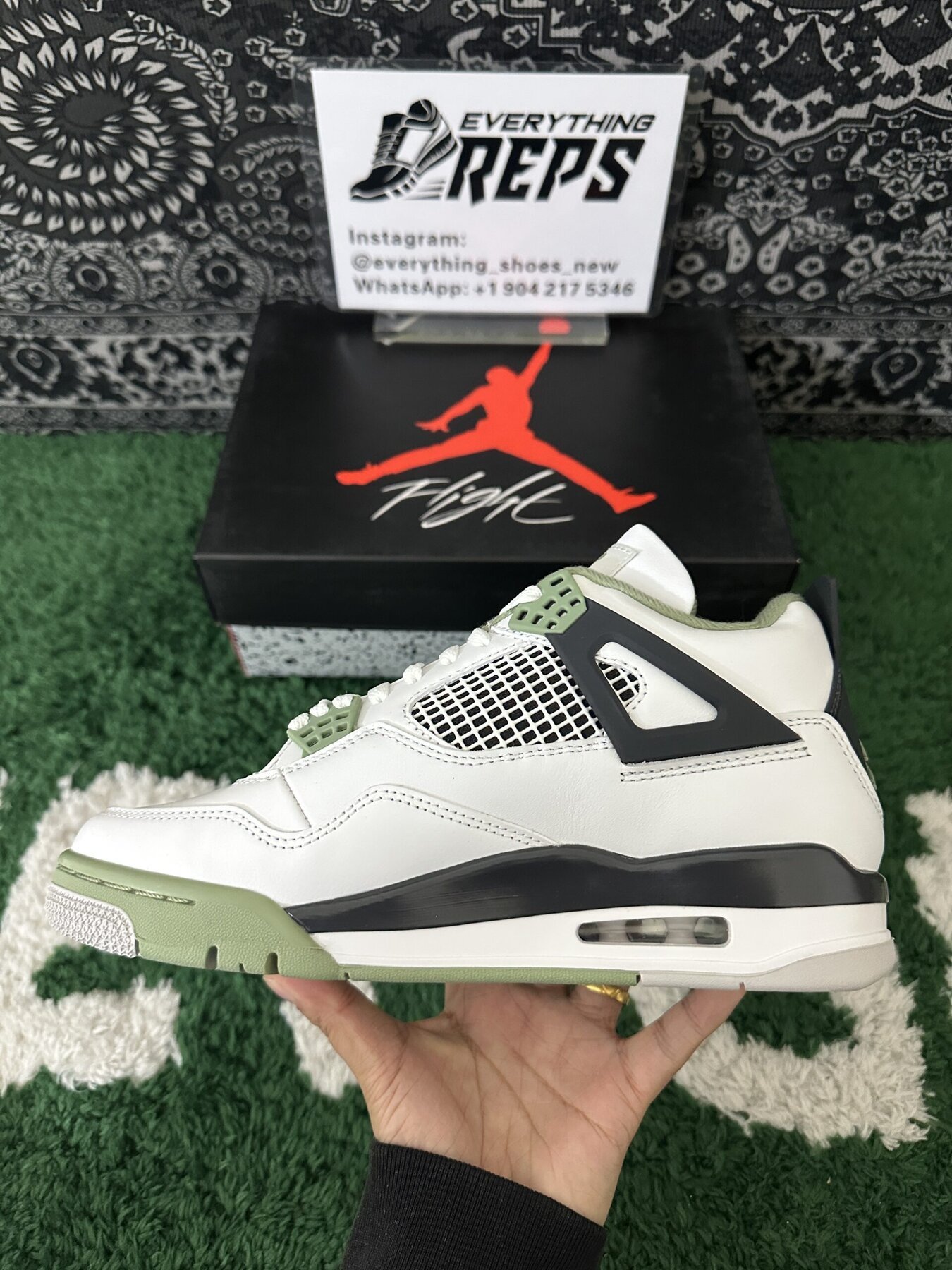 AJ4 Retro 'Seafoam' - Image 8