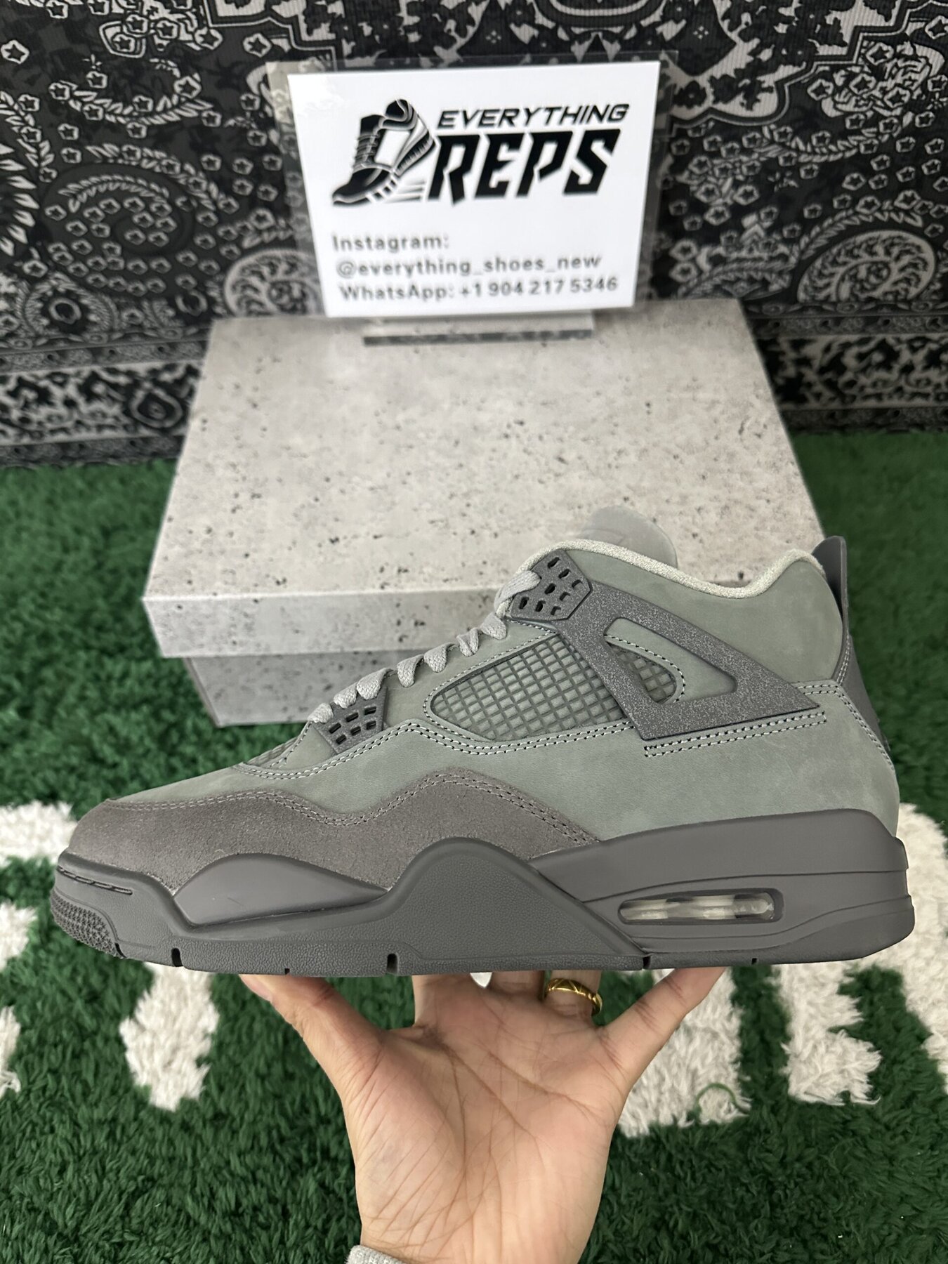 AJ4 Retro SE Paris Olympics Wet Cement - Image 5