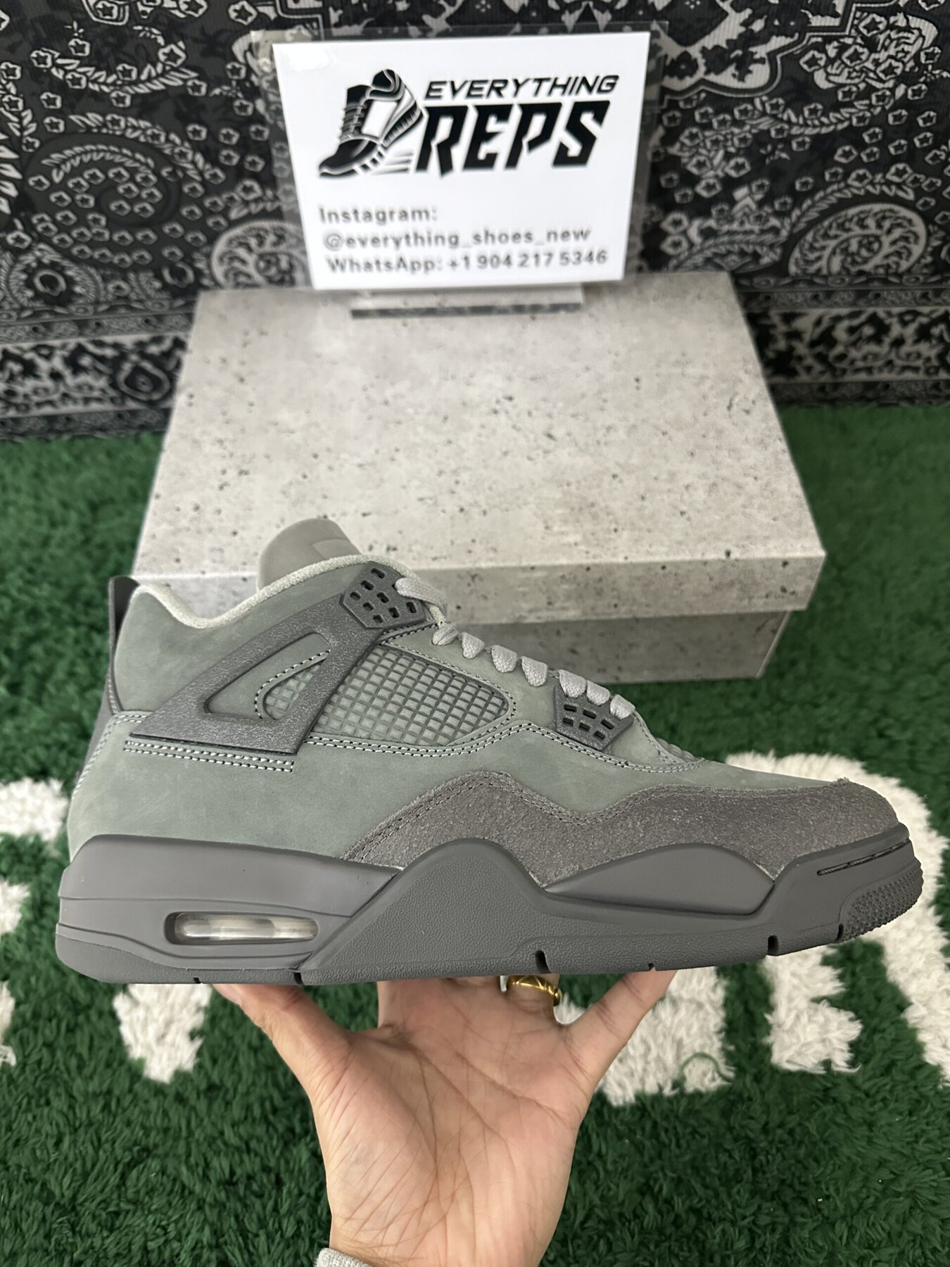 AJ4 Retro SE Paris Olympics Wet Cement - Image 4