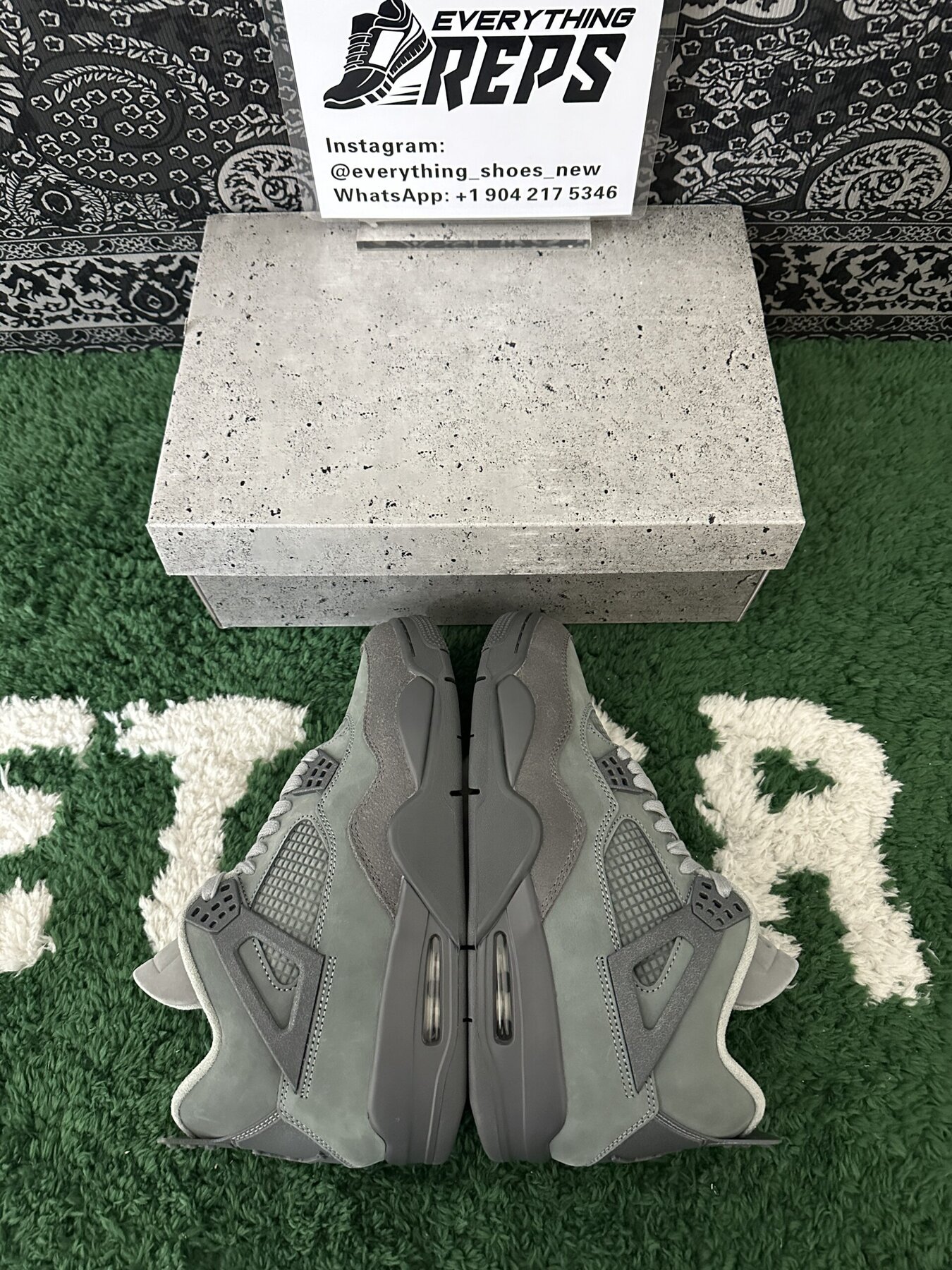 AJ4 Retro SE Paris Olympics Wet Cement - Image 2