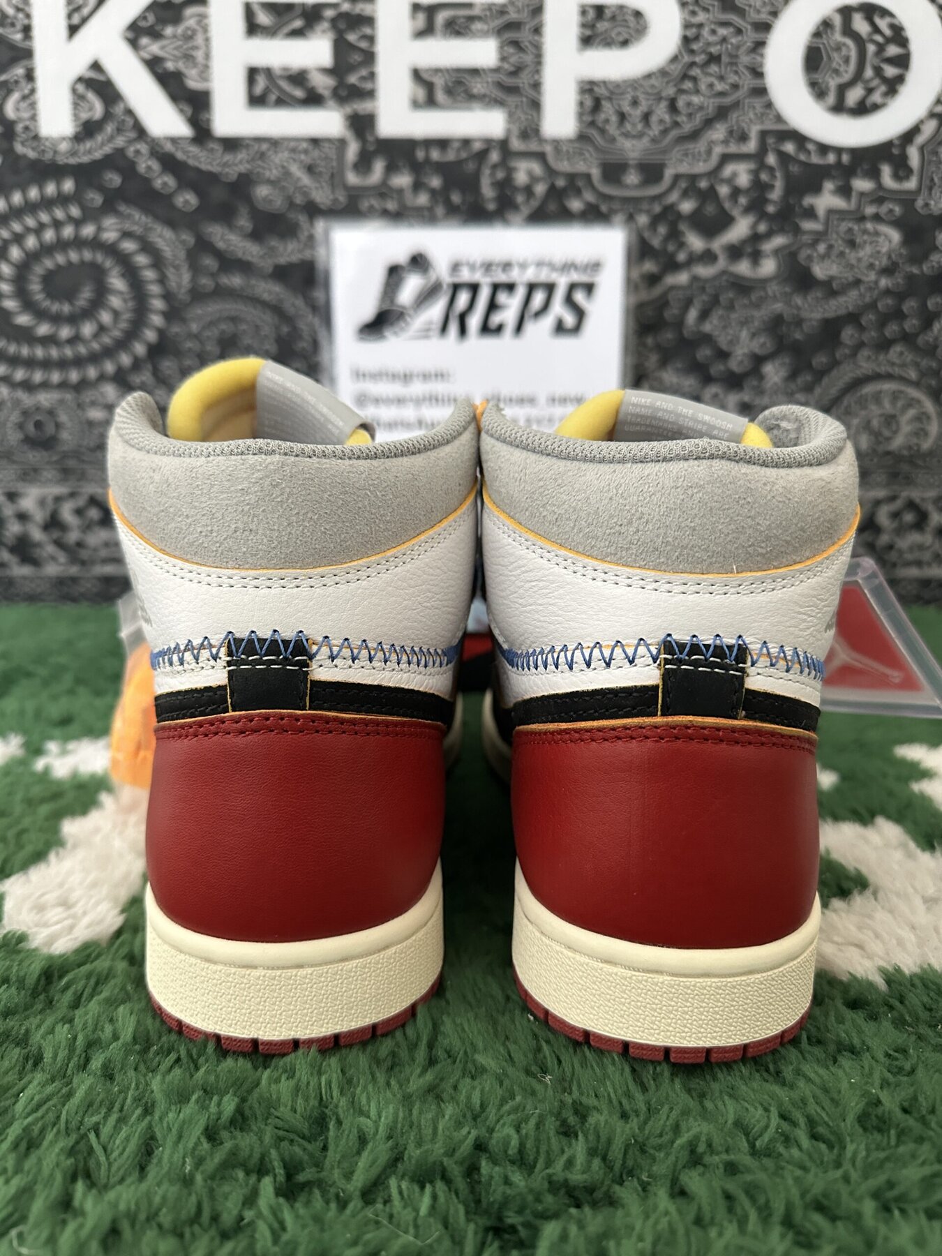 AJ1 Retro High Union Los Angeles Black Toe - Image 4