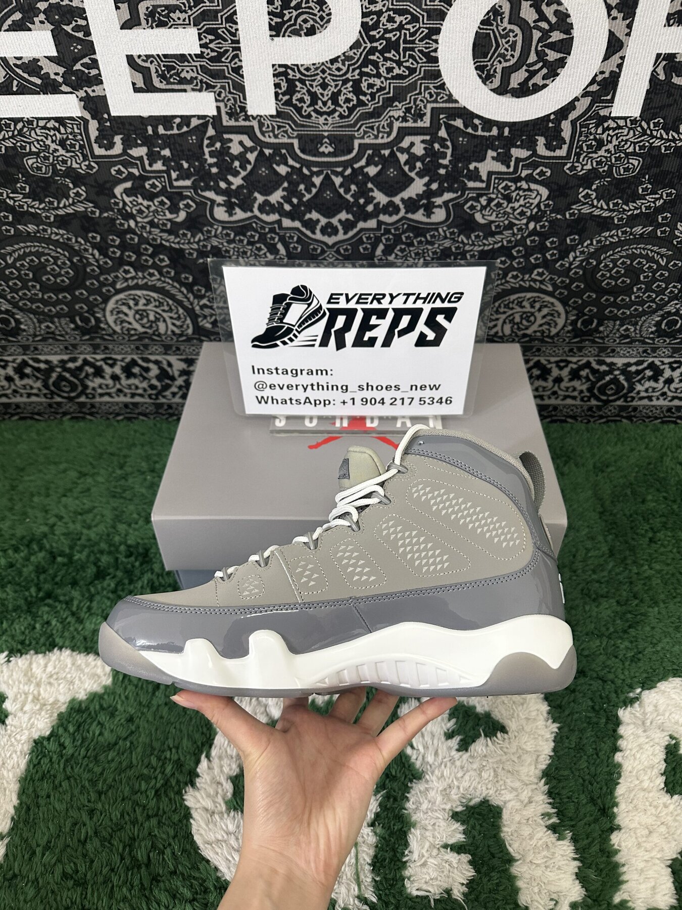 AJ9 Retro 'Cool Grey' 2025 - Image 7