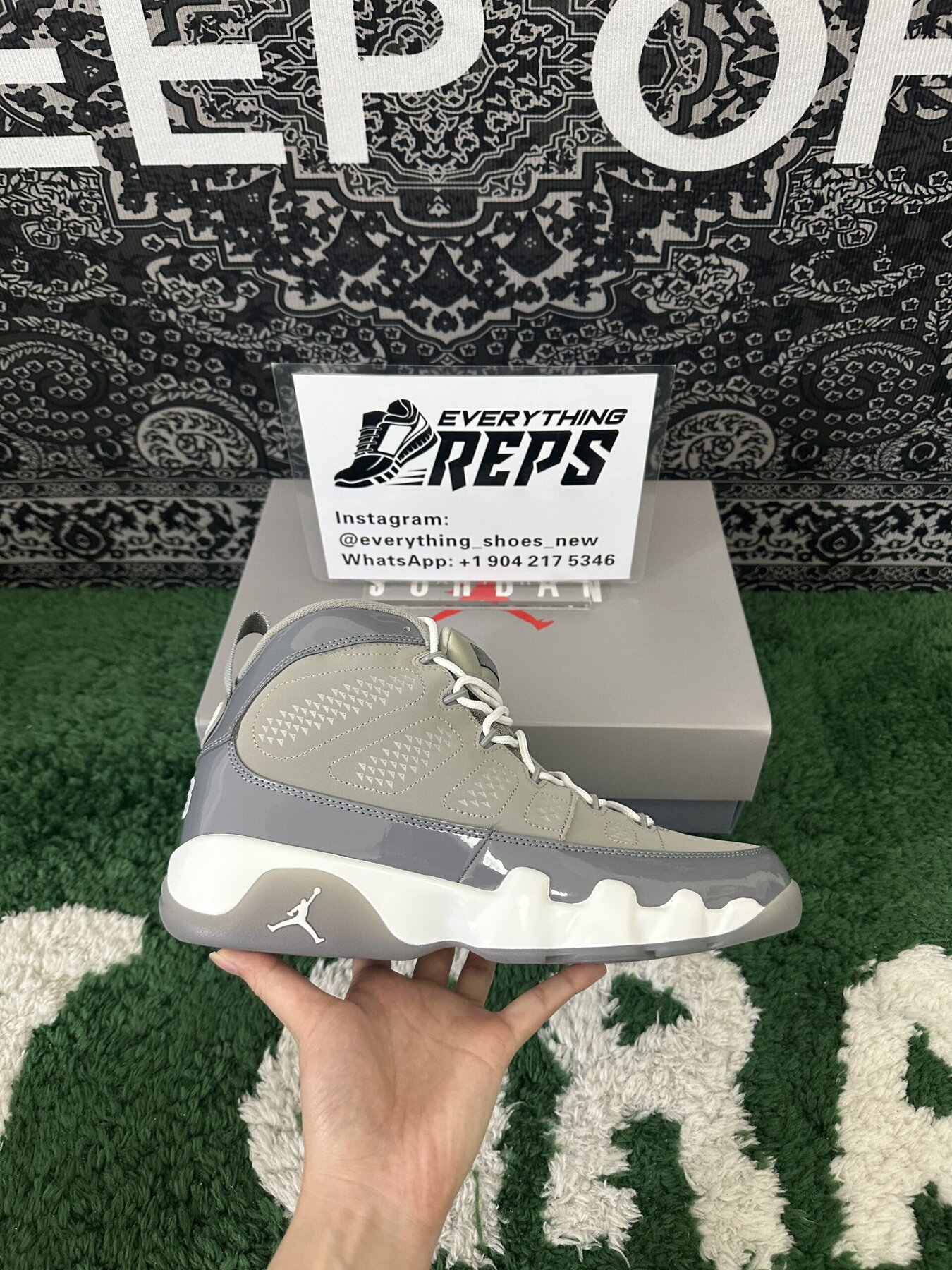 AJ9 Retro 'Cool Grey' 2025 - Image 6