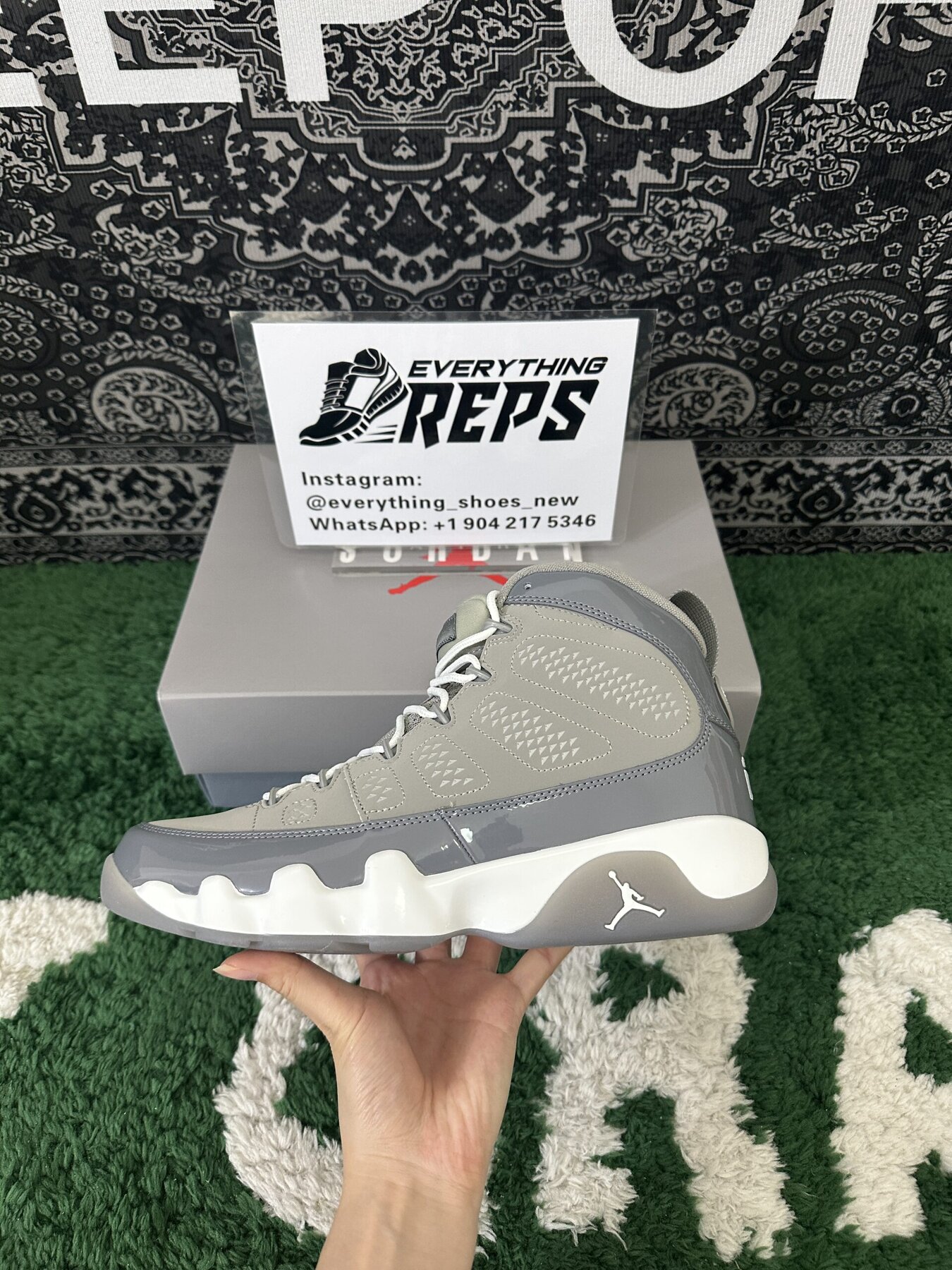 AJ9 Retro 'Cool Grey' 2025 - Image 5