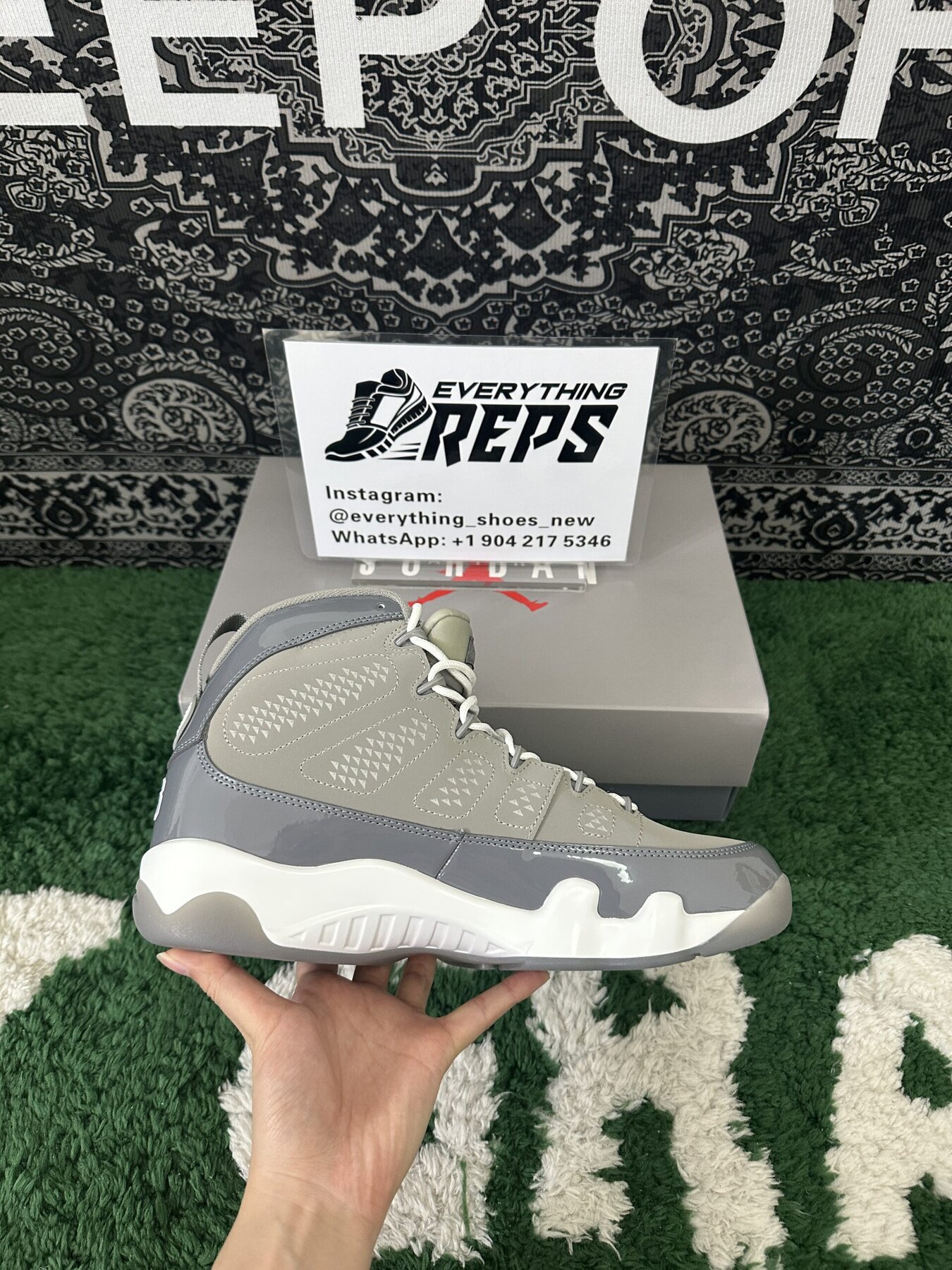 AJ9 Retro 'Cool Grey' 2025 - Image 4