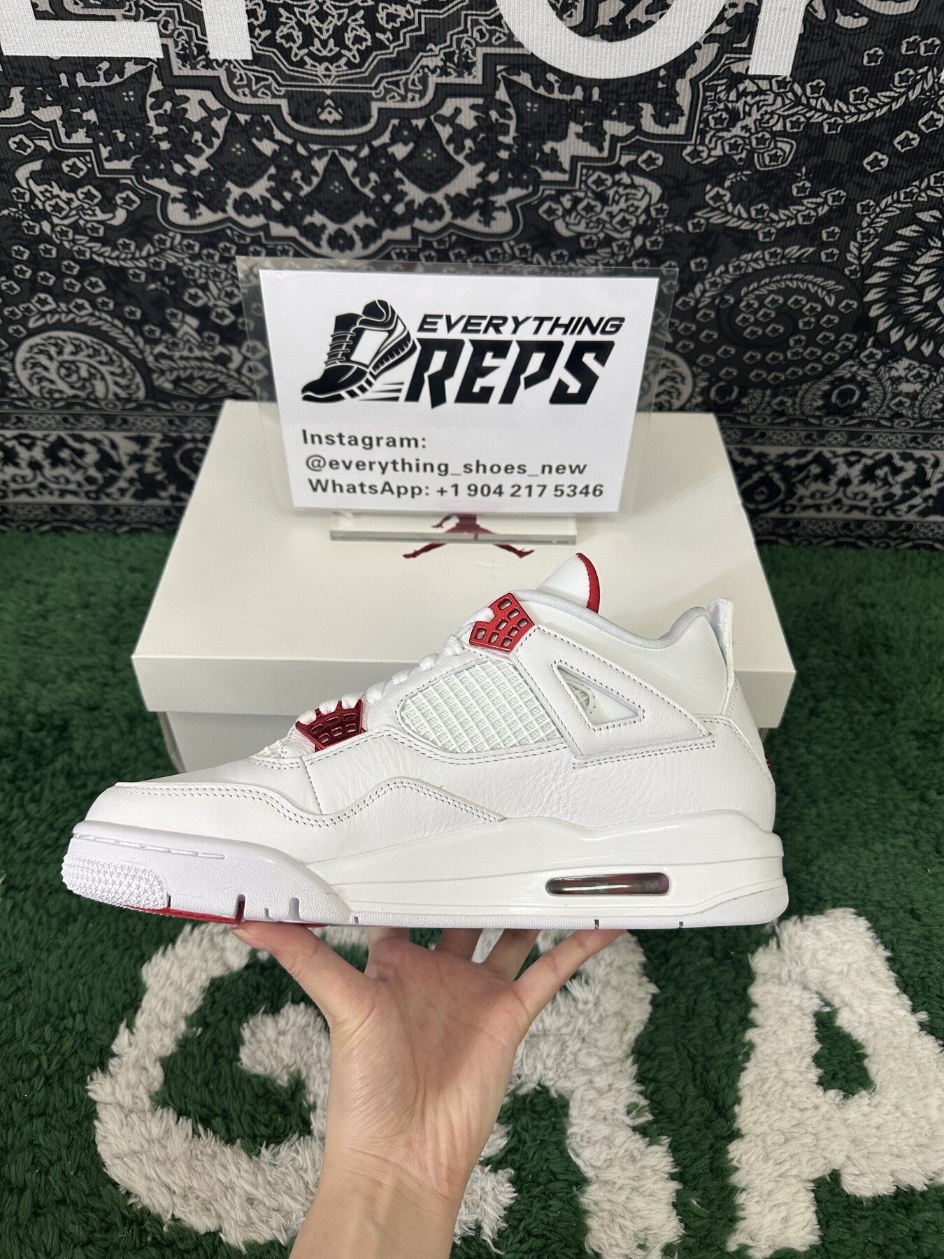 AJ4 Retro Metallic Orange - Image 7
