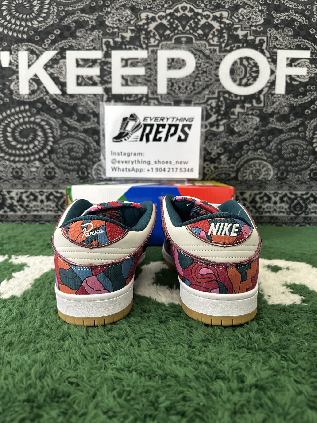 SB Dunk Low Pro Parra Abstract Art - Image 4