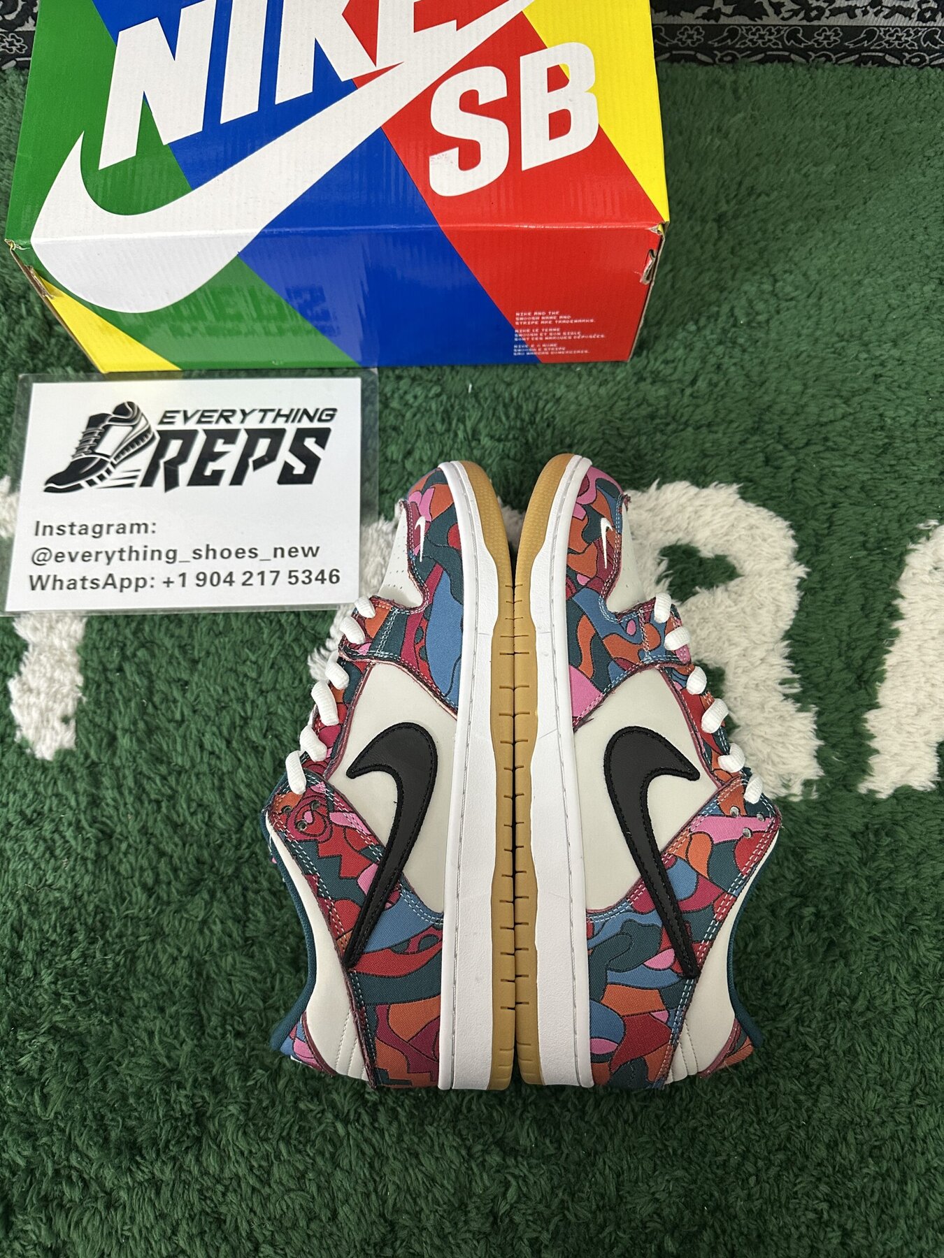SB Dunk Low Pro Parra Abstract Art - Image 10