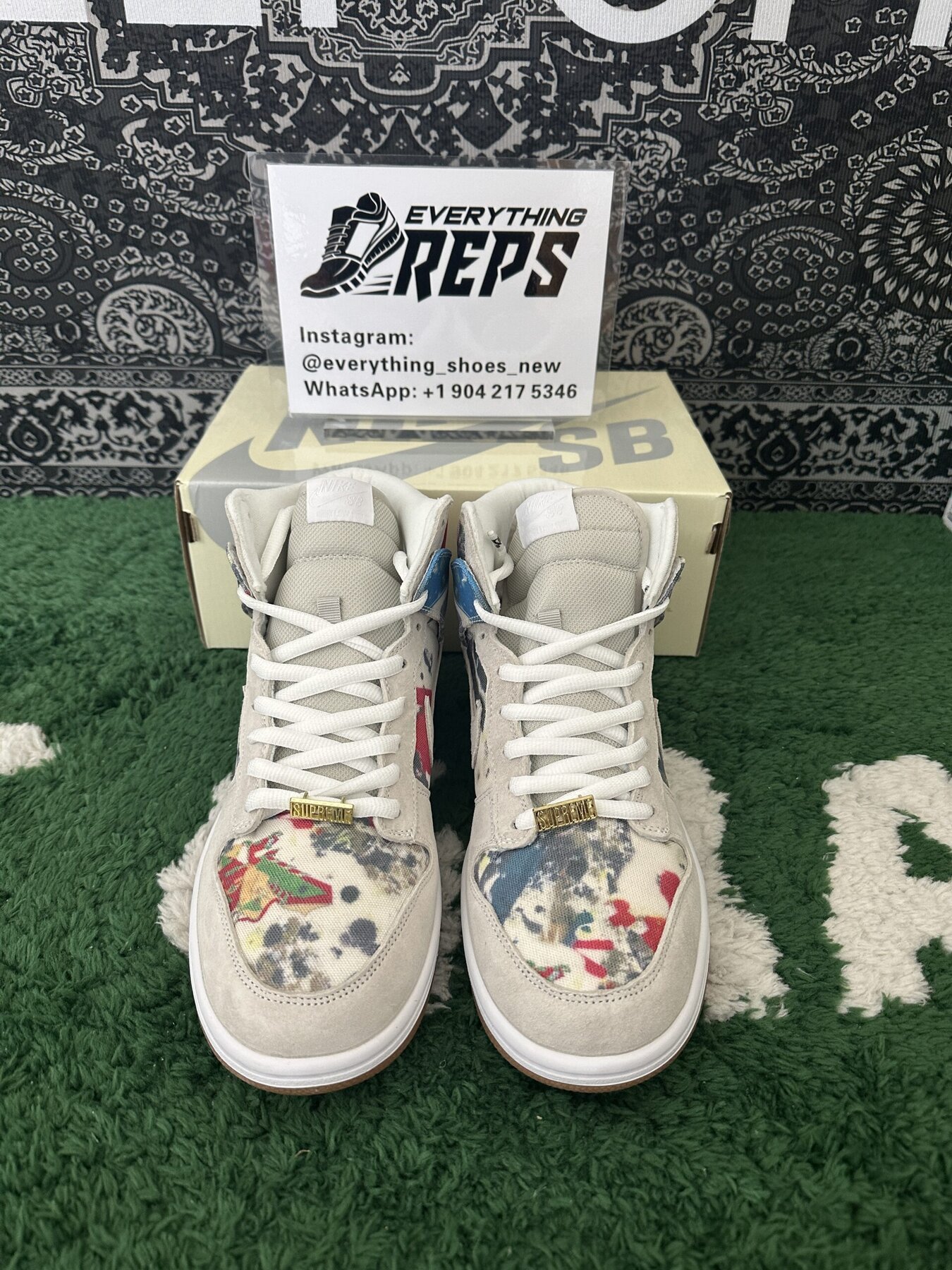 Supreme x Dunk SB High "Rammellzee" - Image 2