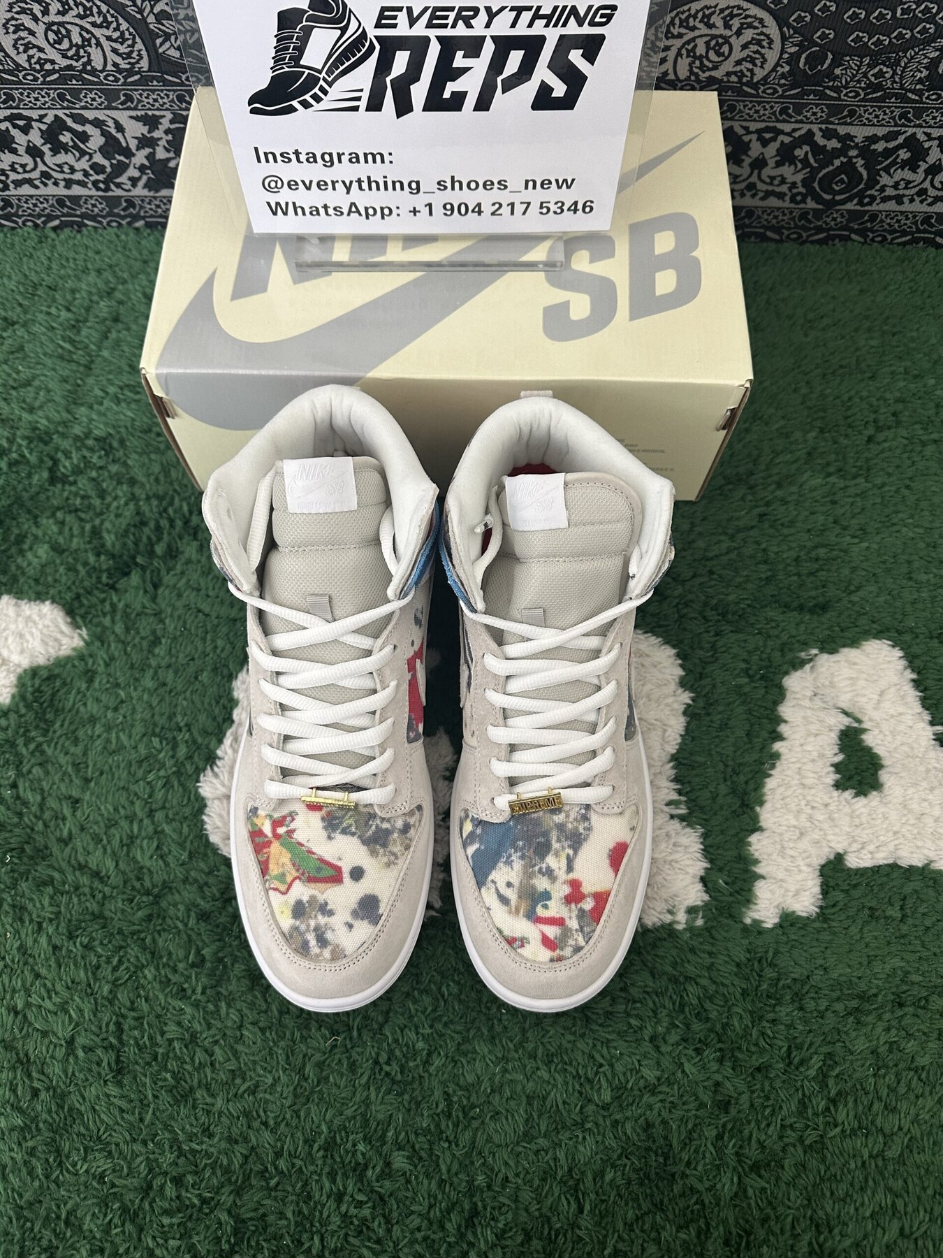 Supreme x Dunk SB High "Rammellzee" - Image 3