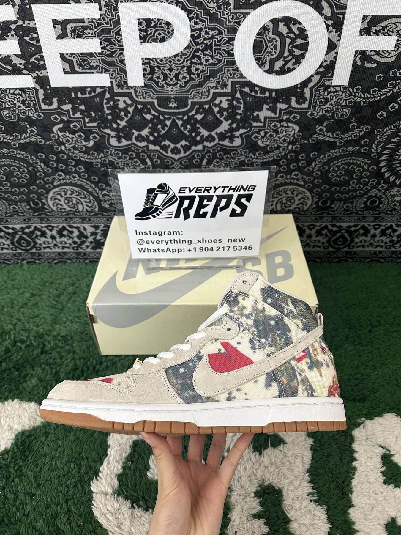 Supreme x Dunk SB High "Rammellzee" - Image 7