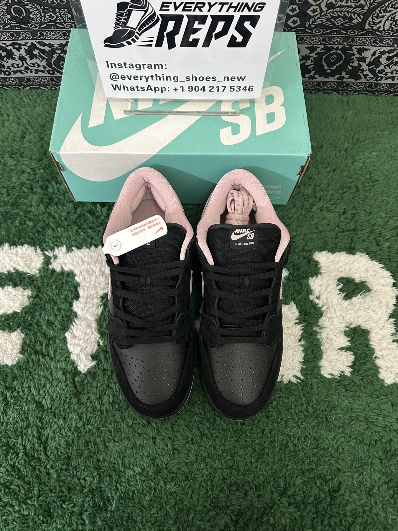 SB Dunk Low Black Washed Coral - Image 3
