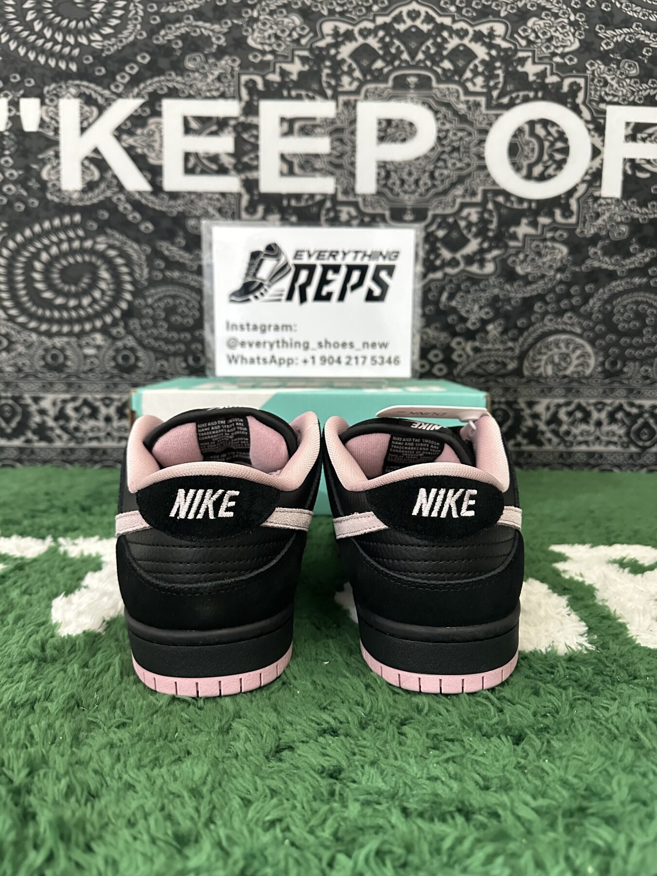 SB Dunk Low Black Washed Coral - Image 2
