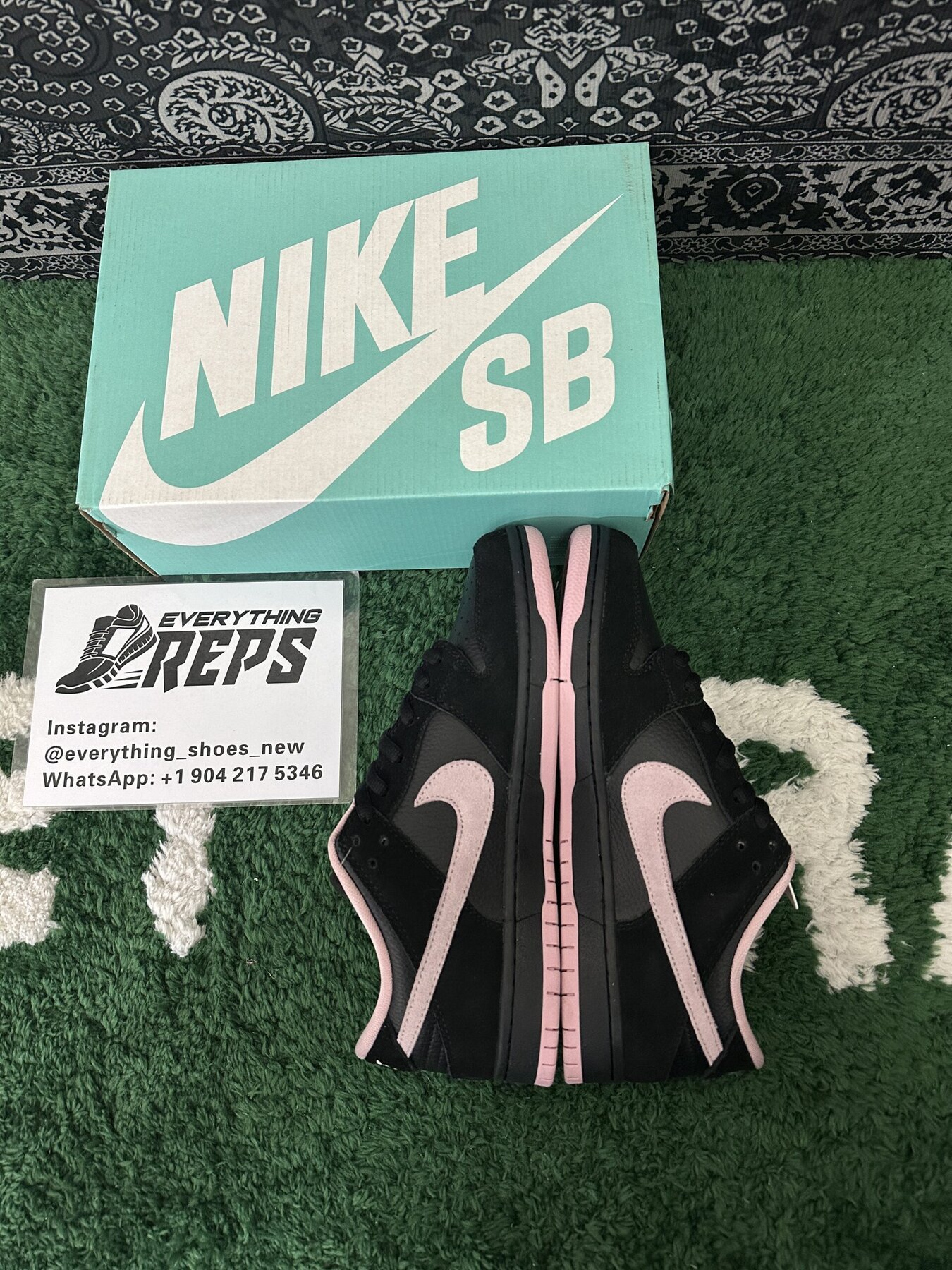 SB Dunk Low Black Washed Coral - Image 6