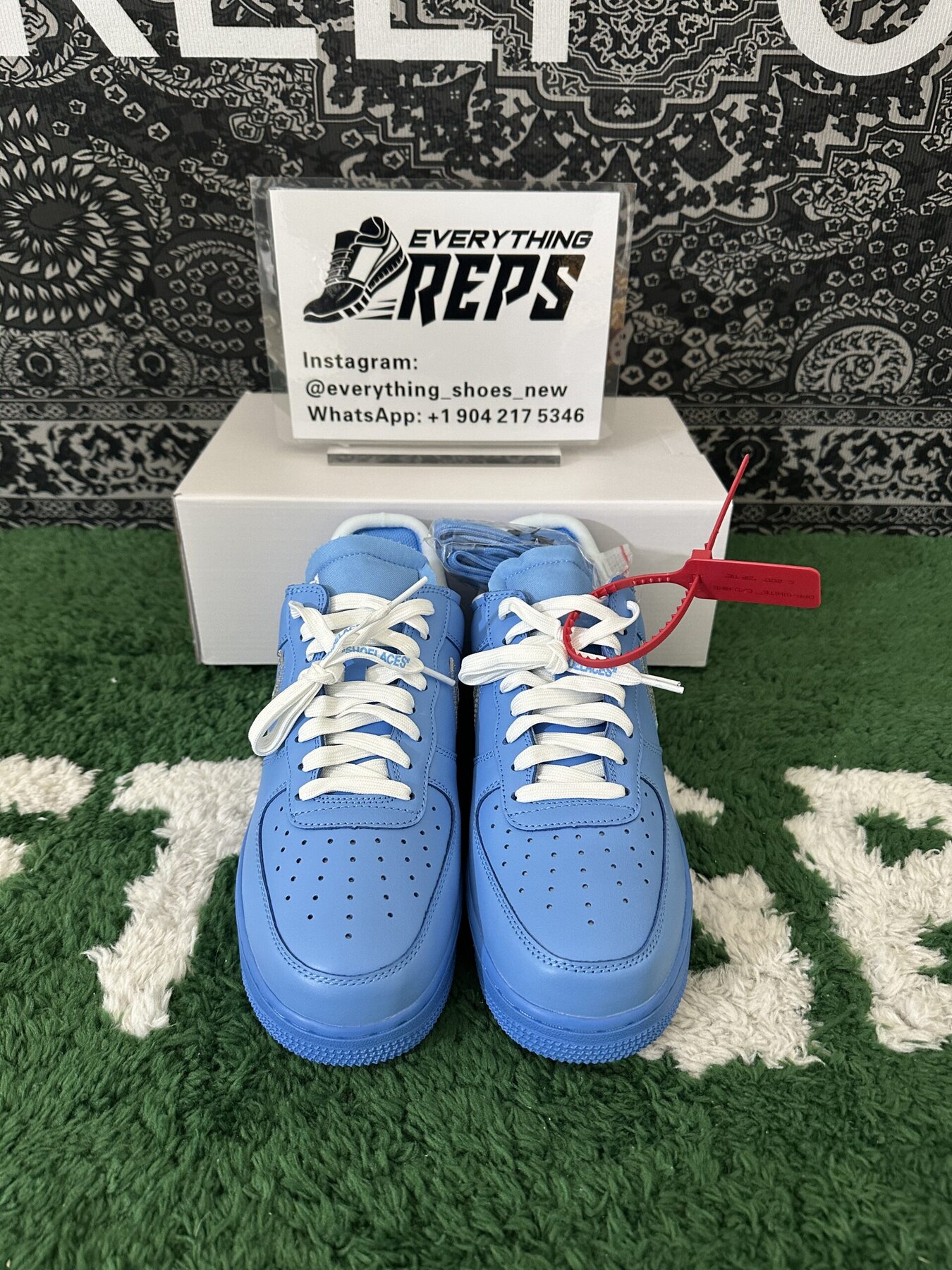 Air Force 1 Low Off-White MCA University Blue - Image 10