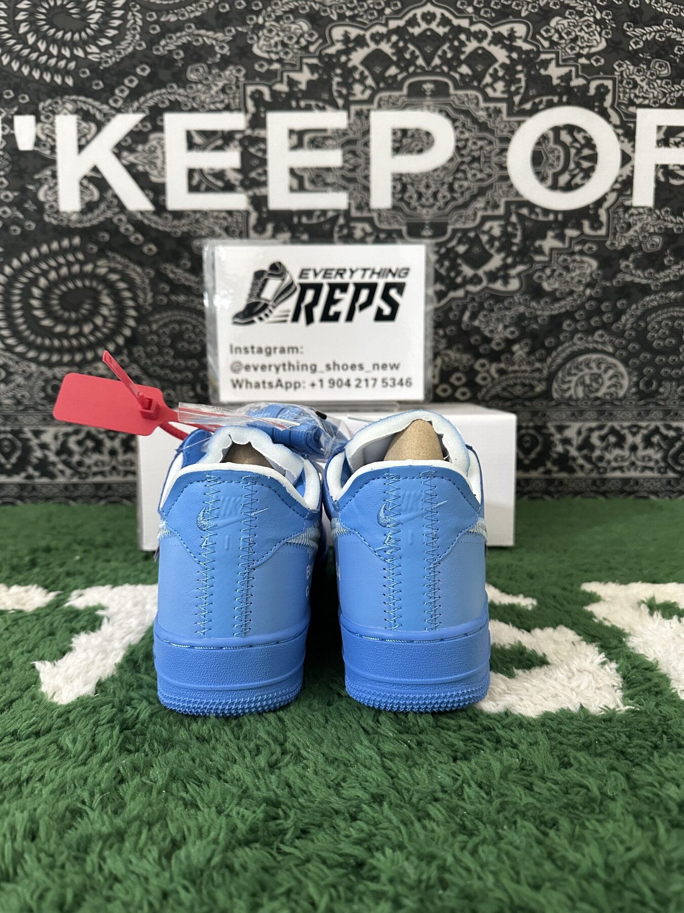 Air Force 1 Low Off-White MCA University Blue - Image 8