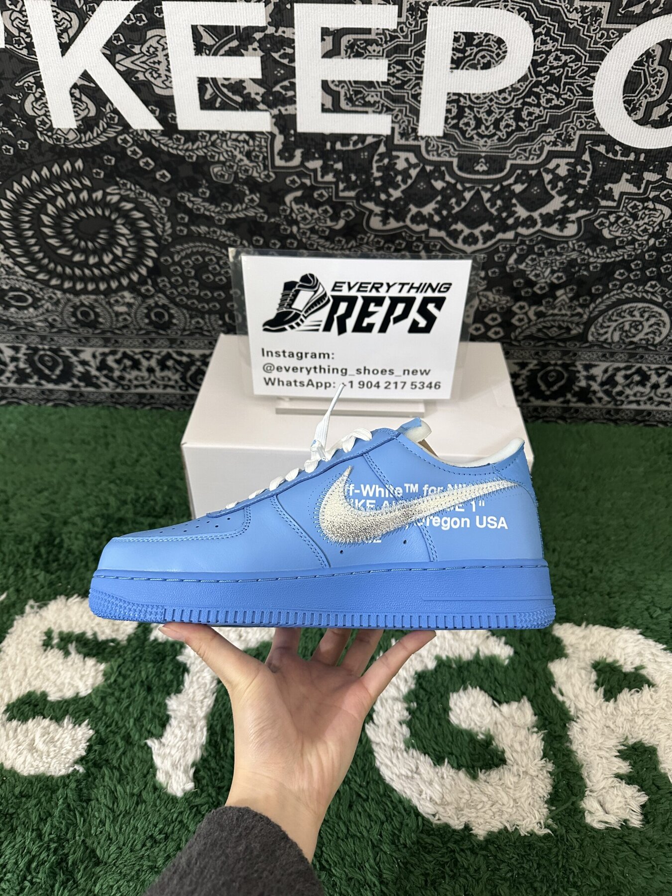 Air Force 1 Low Off-White MCA University Blue - Image 7