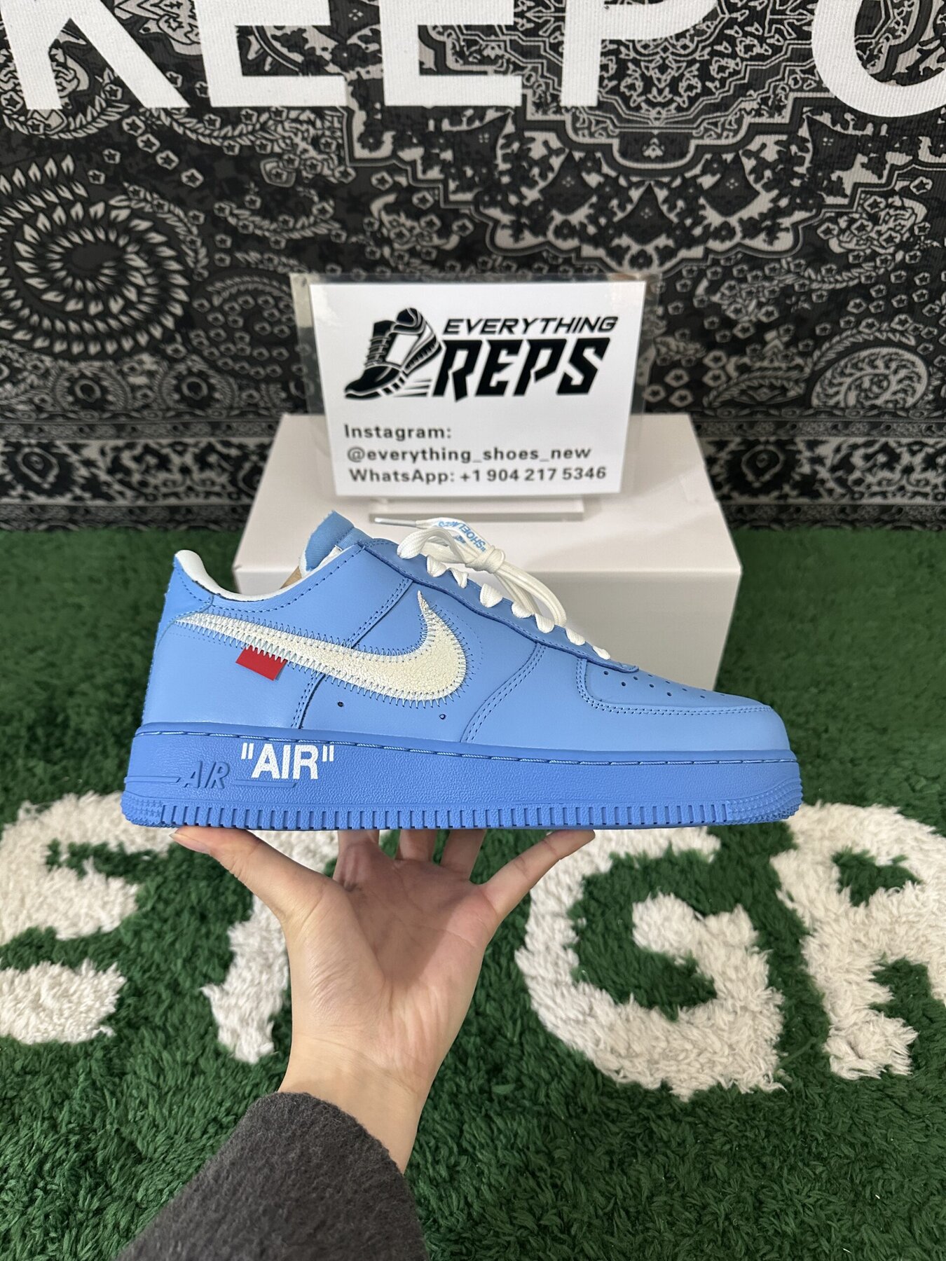 Air Force 1 Low Off-White MCA University Blue - Image 6